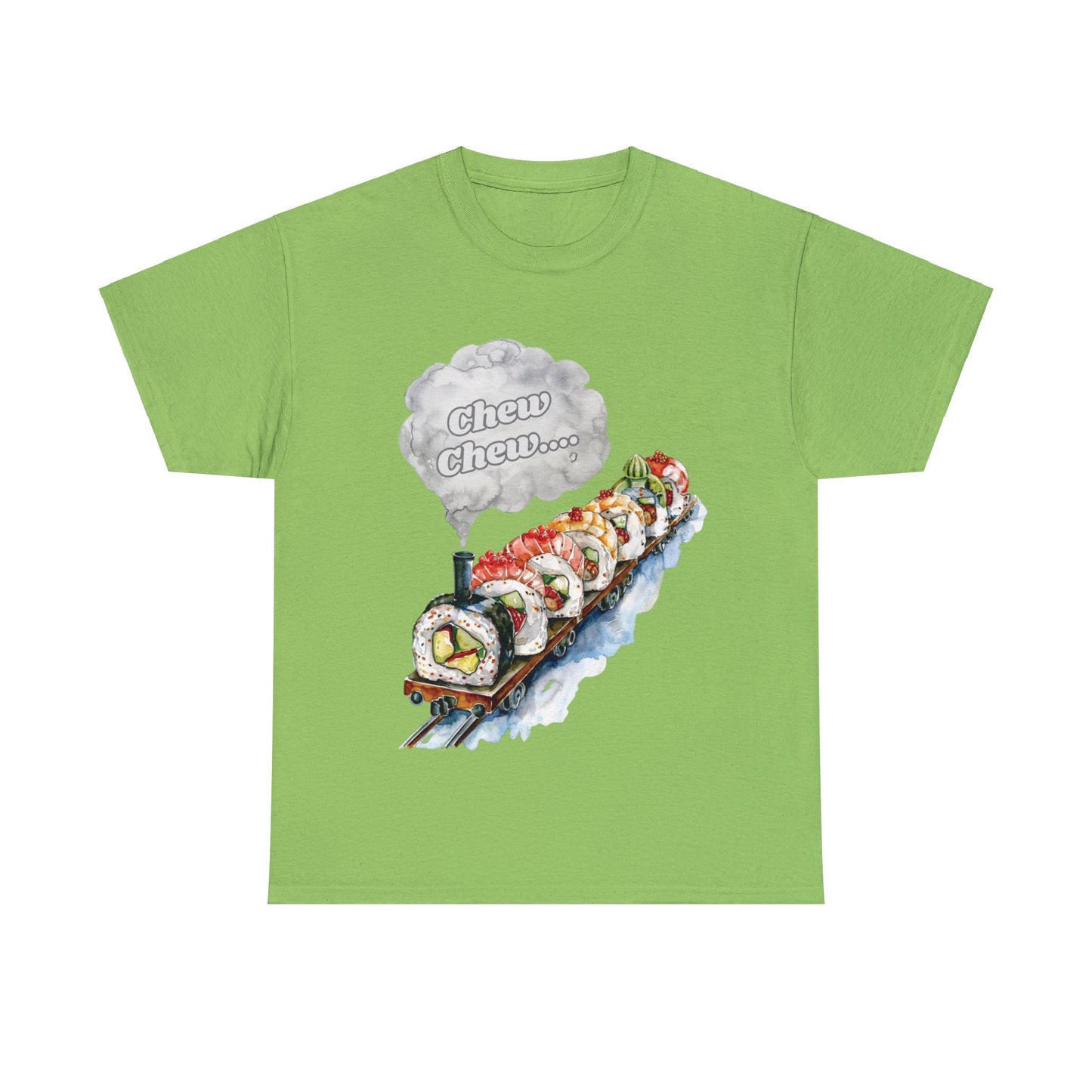 Chew Chew.... Sushi Train T-Shirt - Gnarly Ninja Printables