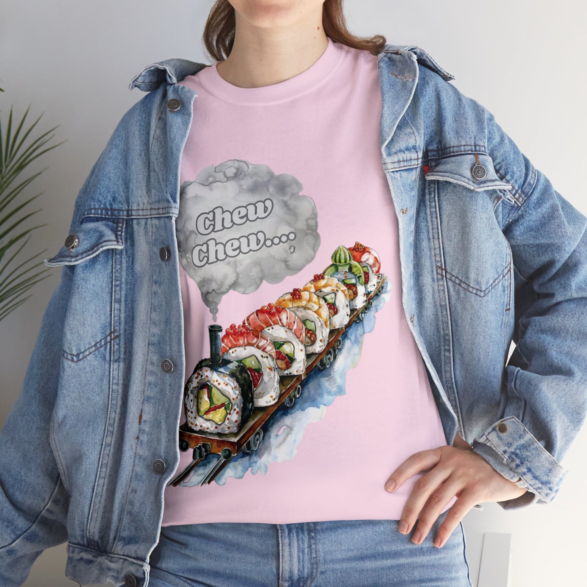 Chew Chew.... Sushi Train T-Shirt - Gnarly Ninja Printables