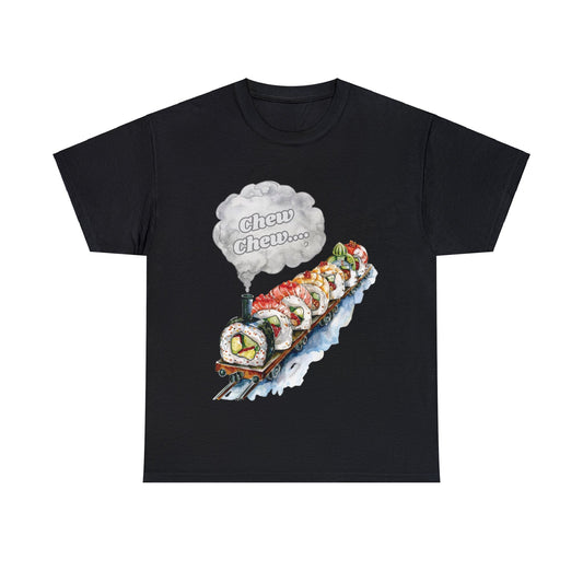 Chew Chew.... Sushi Train T-Shirt - Gnarly Ninja Printables