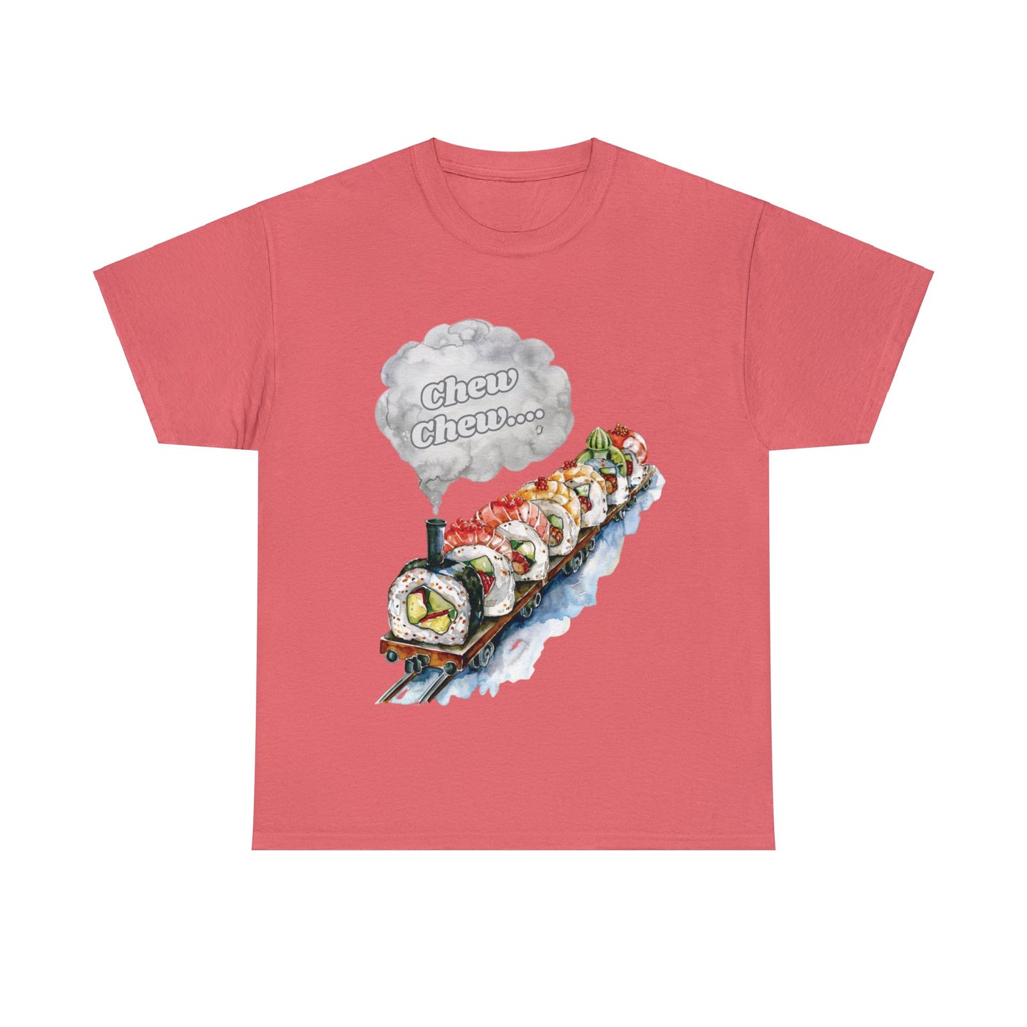 Chew Chew.... Sushi Train T-Shirt - Gnarly Ninja Printables