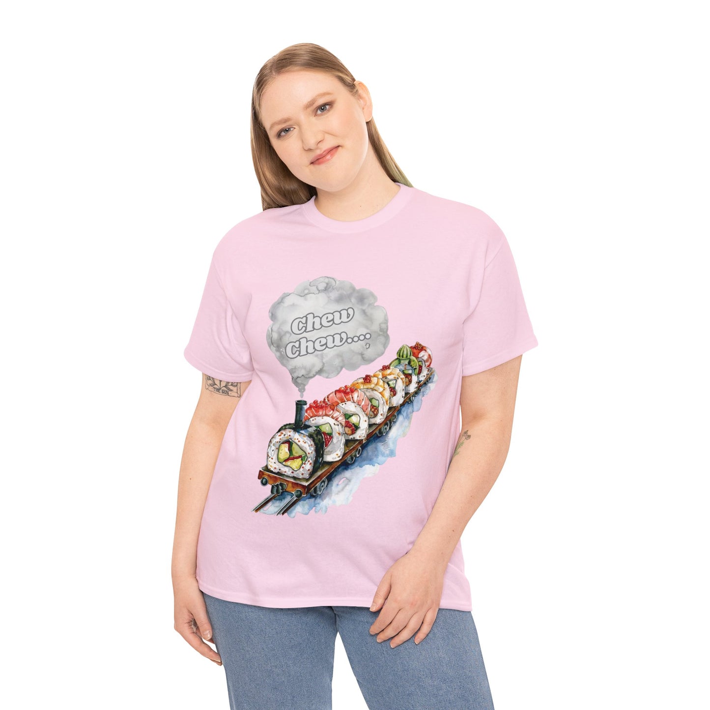 Chew Chew.... Sushi Train T-Shirt - Gnarly Ninja Printables