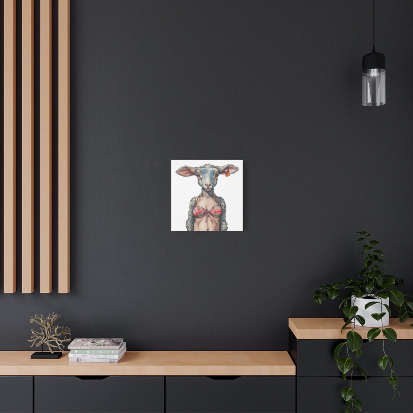Lamb Bikini Canvas - Gnarly Ninja Printables