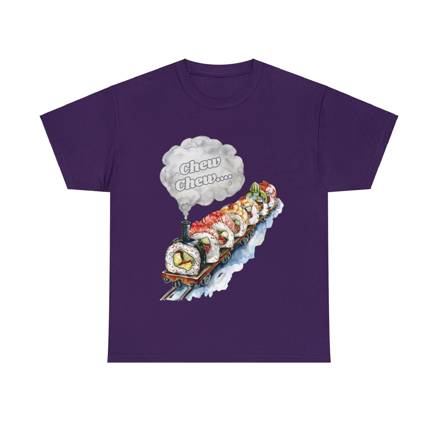 Chew Chew.... Sushi Train T-Shirt - Gnarly Ninja Printables