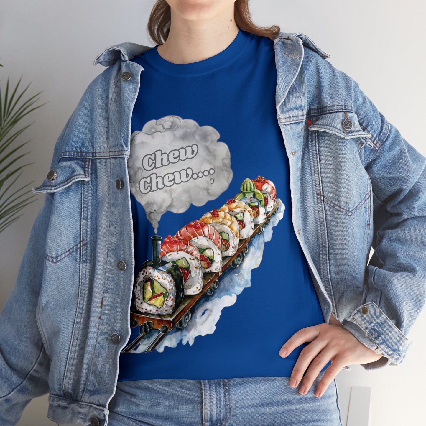 Chew Chew.... Sushi Train T-Shirt - Gnarly Ninja Printables