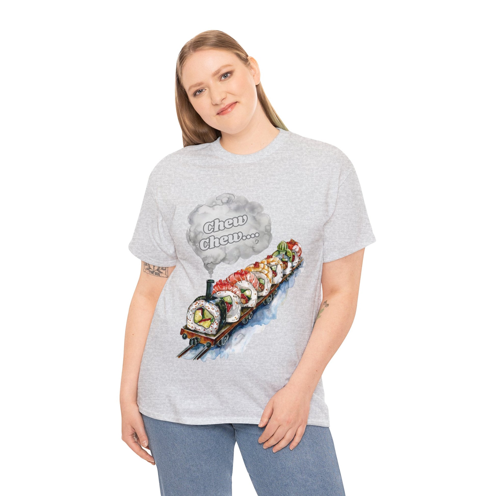 Chew Chew.... Sushi Train T-Shirt - Gnarly Ninja Printables