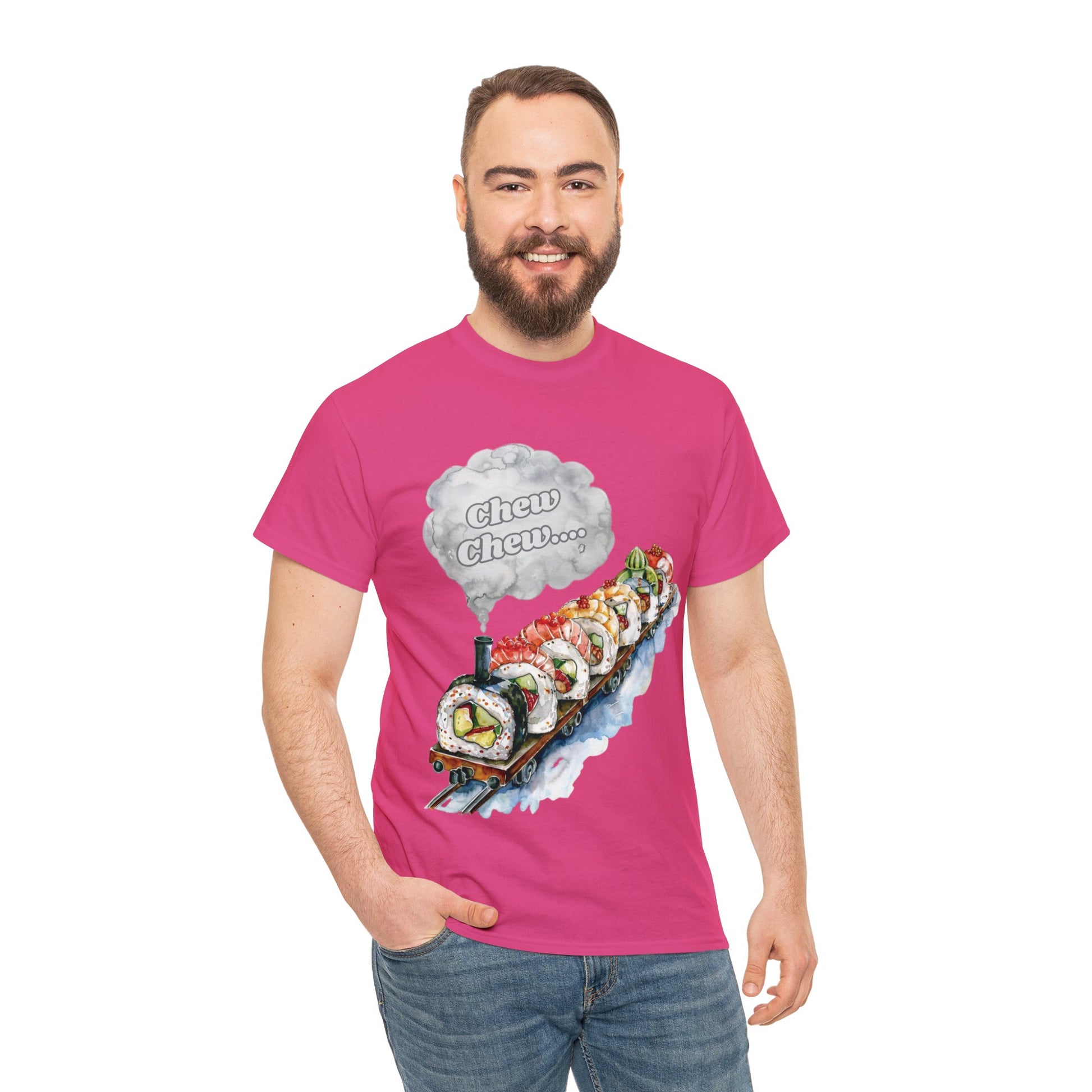 Chew Chew.... Sushi Train T-Shirt - Gnarly Ninja Printables
