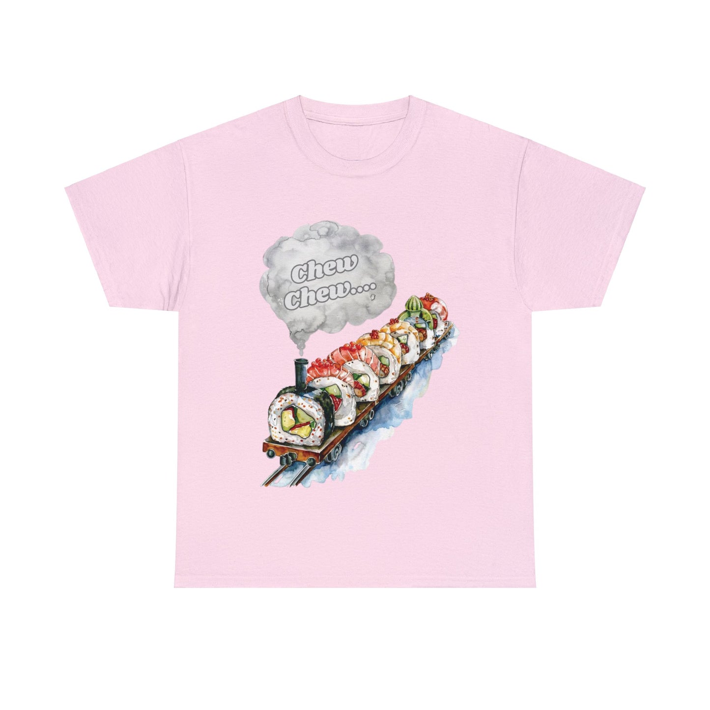 Chew Chew.... Sushi Train T-Shirt - Gnarly Ninja Printables
