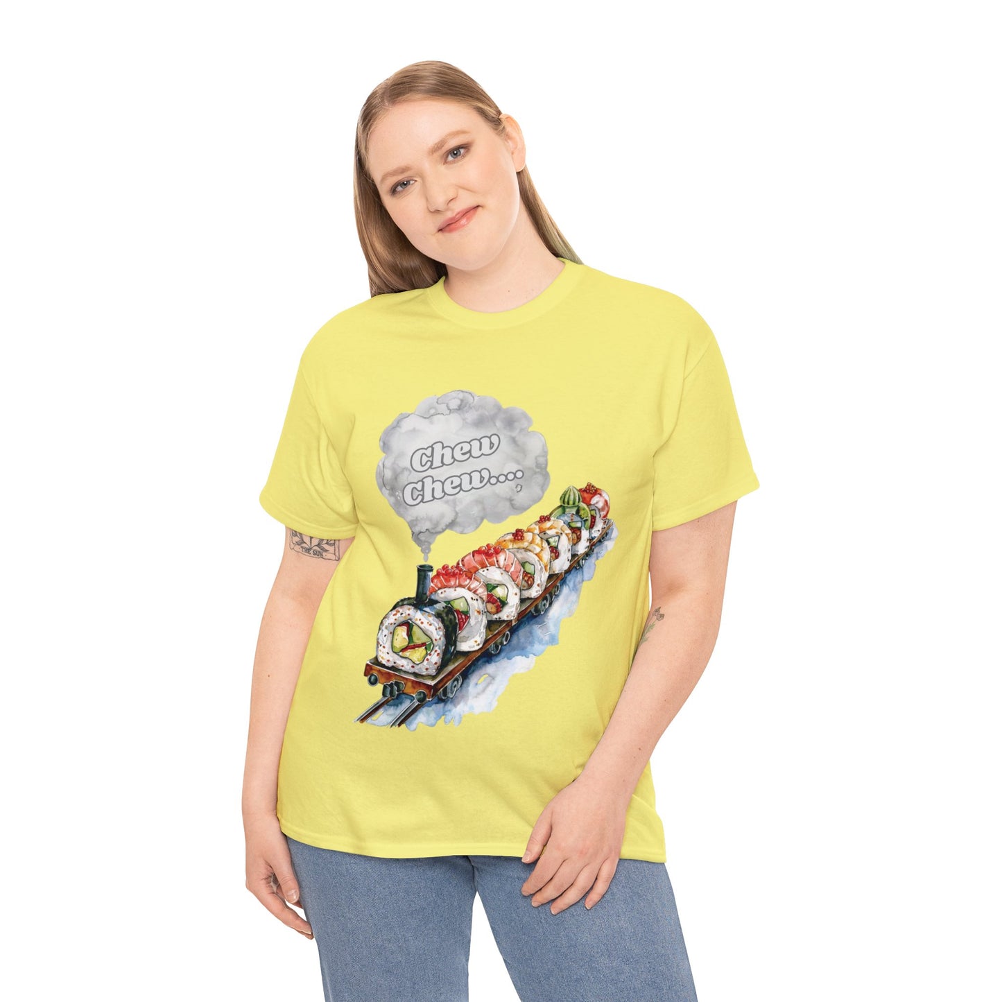 Chew Chew.... Sushi Train T-Shirt - Gnarly Ninja Printables