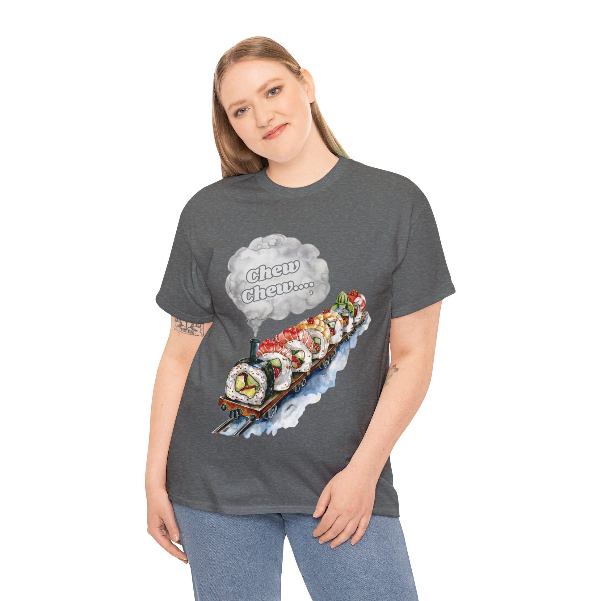 Chew Chew.... Sushi Train T-Shirt - Gnarly Ninja Printables
