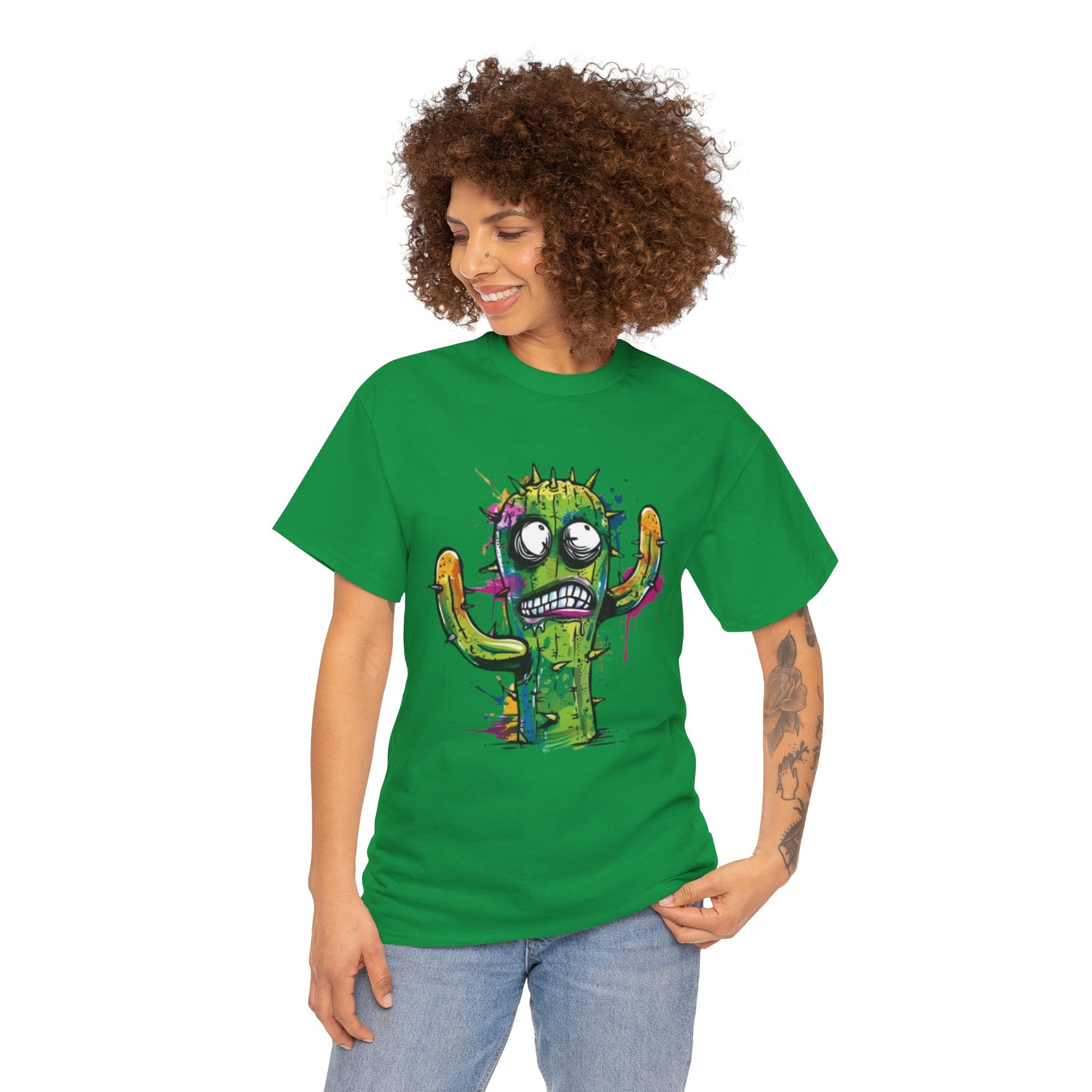Cranky Cactus T-Shirt - Gnarly Ninja Printables