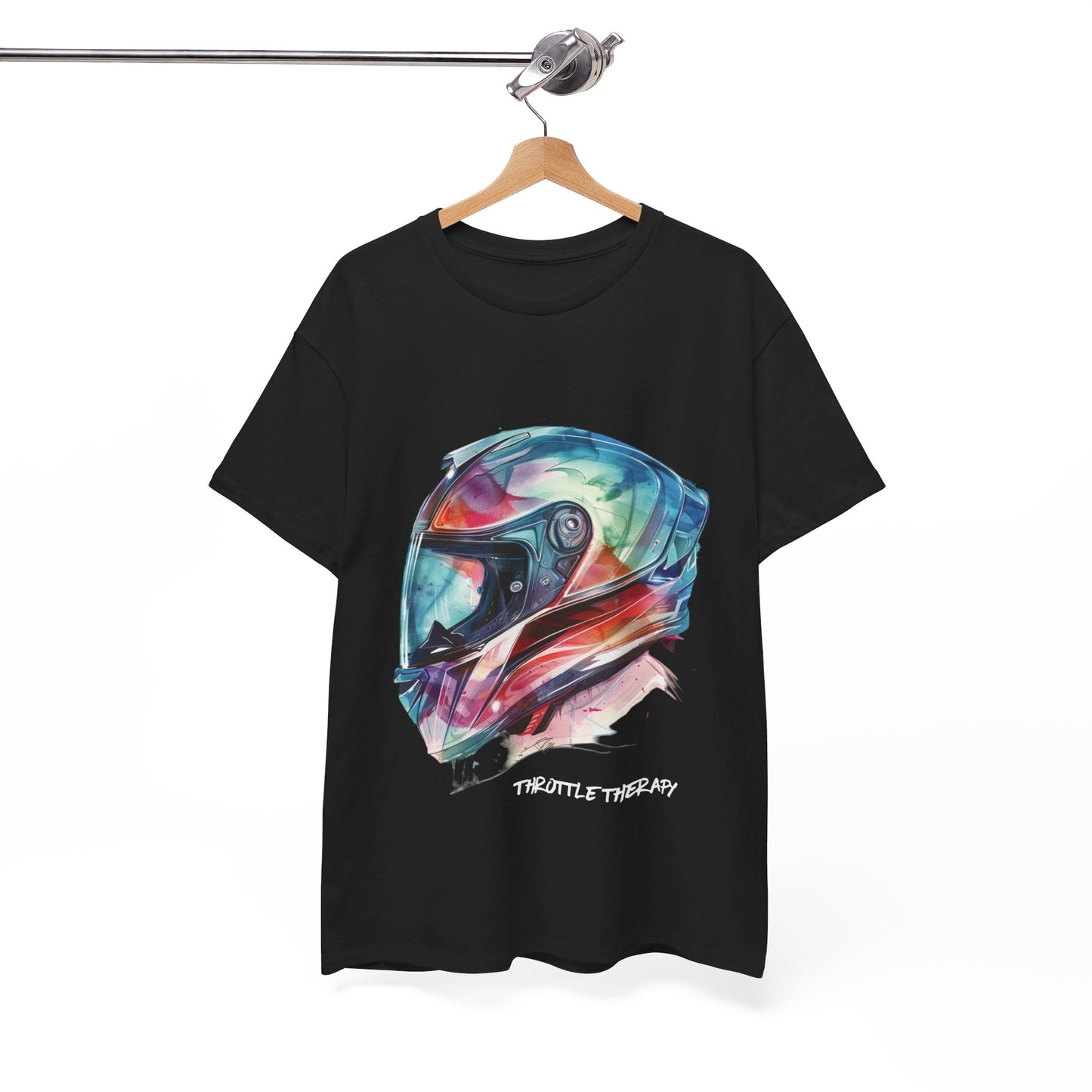 Throttle Therapy T-Shirt (WHITE TEXT) - Gnarly Ninja Printables