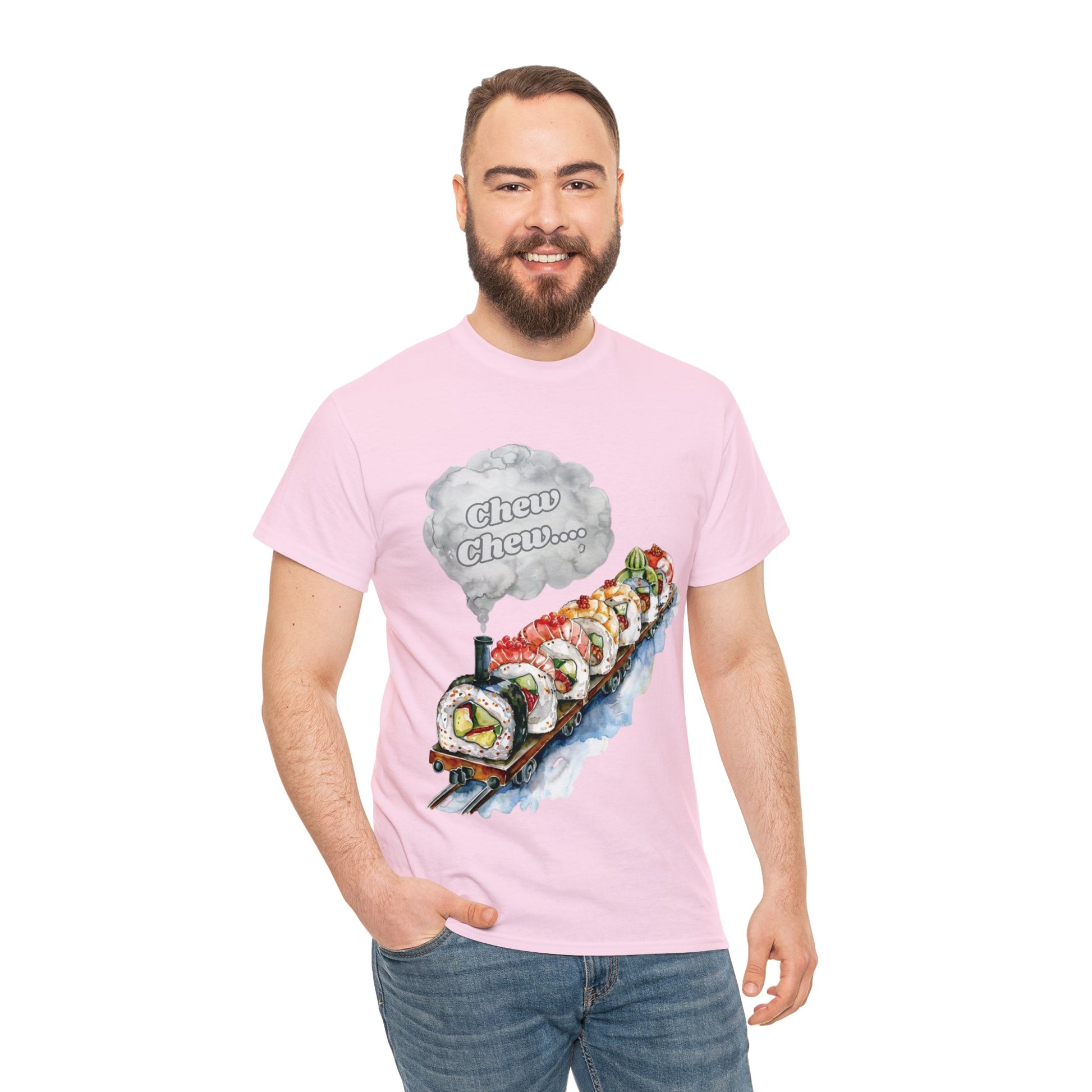 Chew Chew.... Sushi Train T-Shirt - Gnarly Ninja Printables