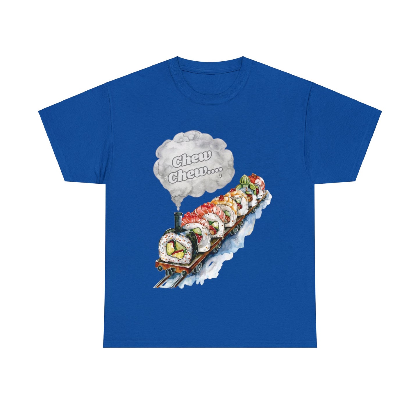 Chew Chew.... Sushi Train T-Shirt - Gnarly Ninja Printables