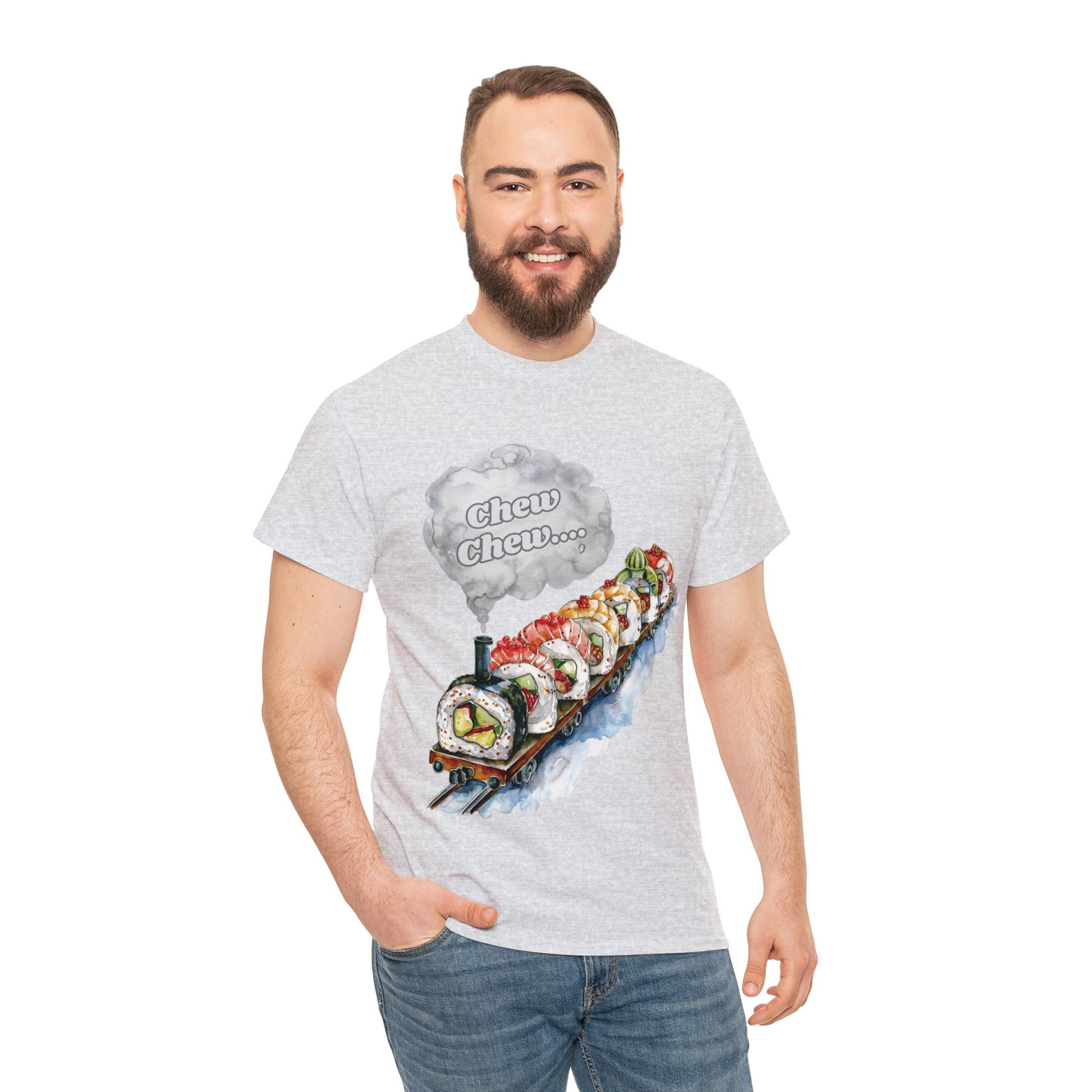 Chew Chew.... Sushi Train T-Shirt - Gnarly Ninja Printables