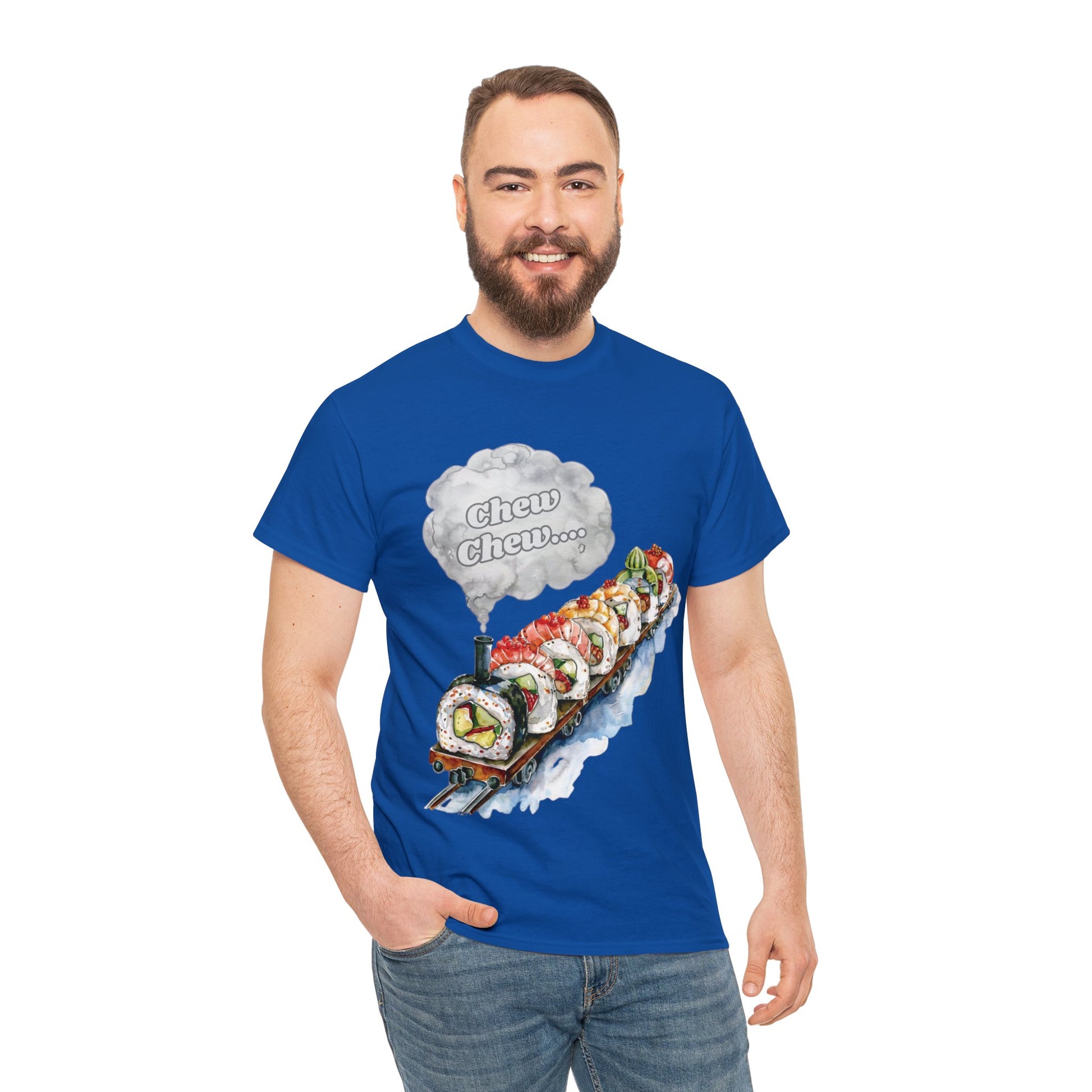 Chew Chew.... Sushi Train T-Shirt - Gnarly Ninja Printables