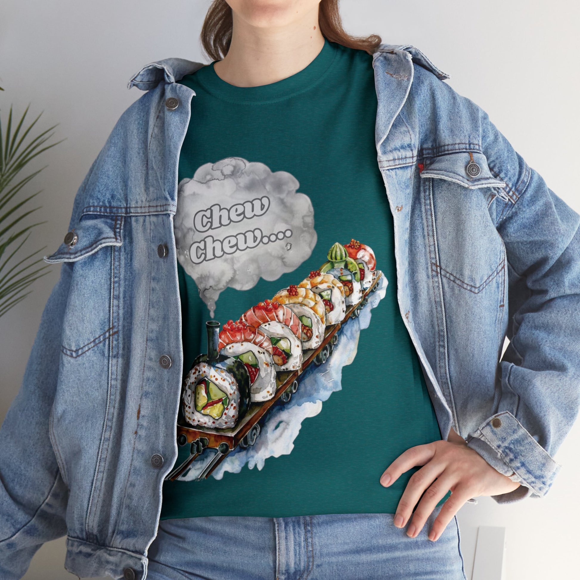 Chew Chew.... Sushi Train T-Shirt - Gnarly Ninja Printables
