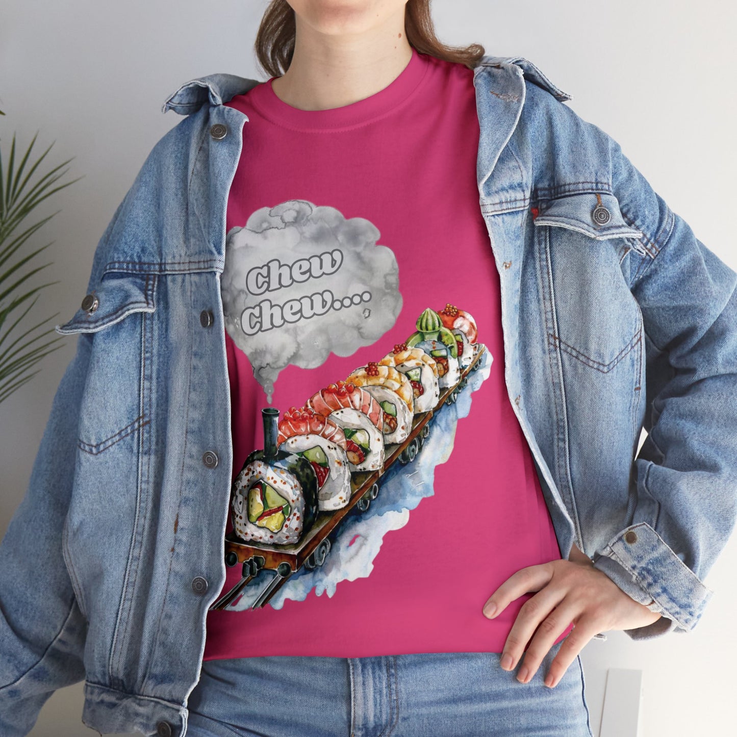 Chew Chew.... Sushi Train T-Shirt - Gnarly Ninja Printables