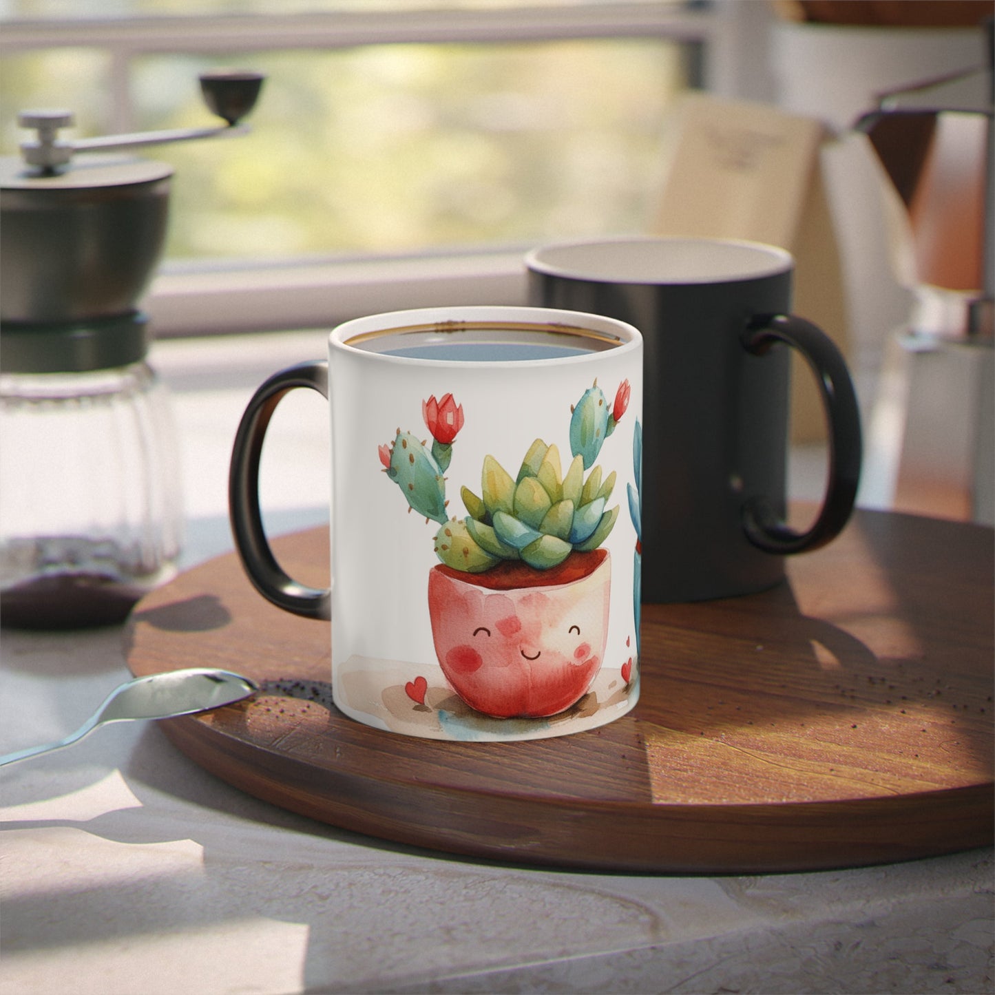 Adorable Succulents Magic Mug 11oz - Gnarly Ninja Printables