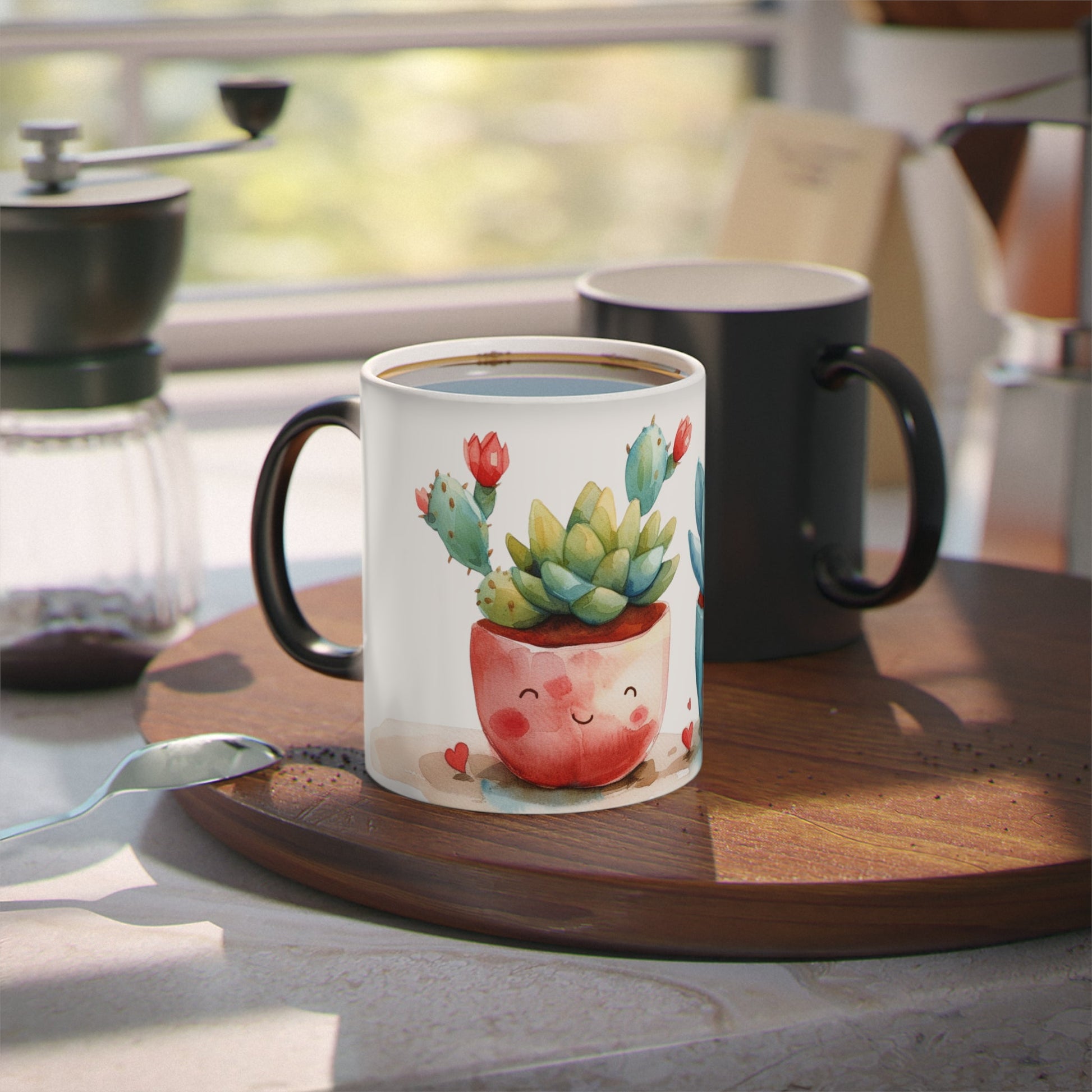 Adorable Succulents Magic Mug 11oz - Gnarly Ninja Printables