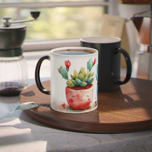 Adorable Succulents Magic Mug 11oz - Gnarly Ninja Printables
