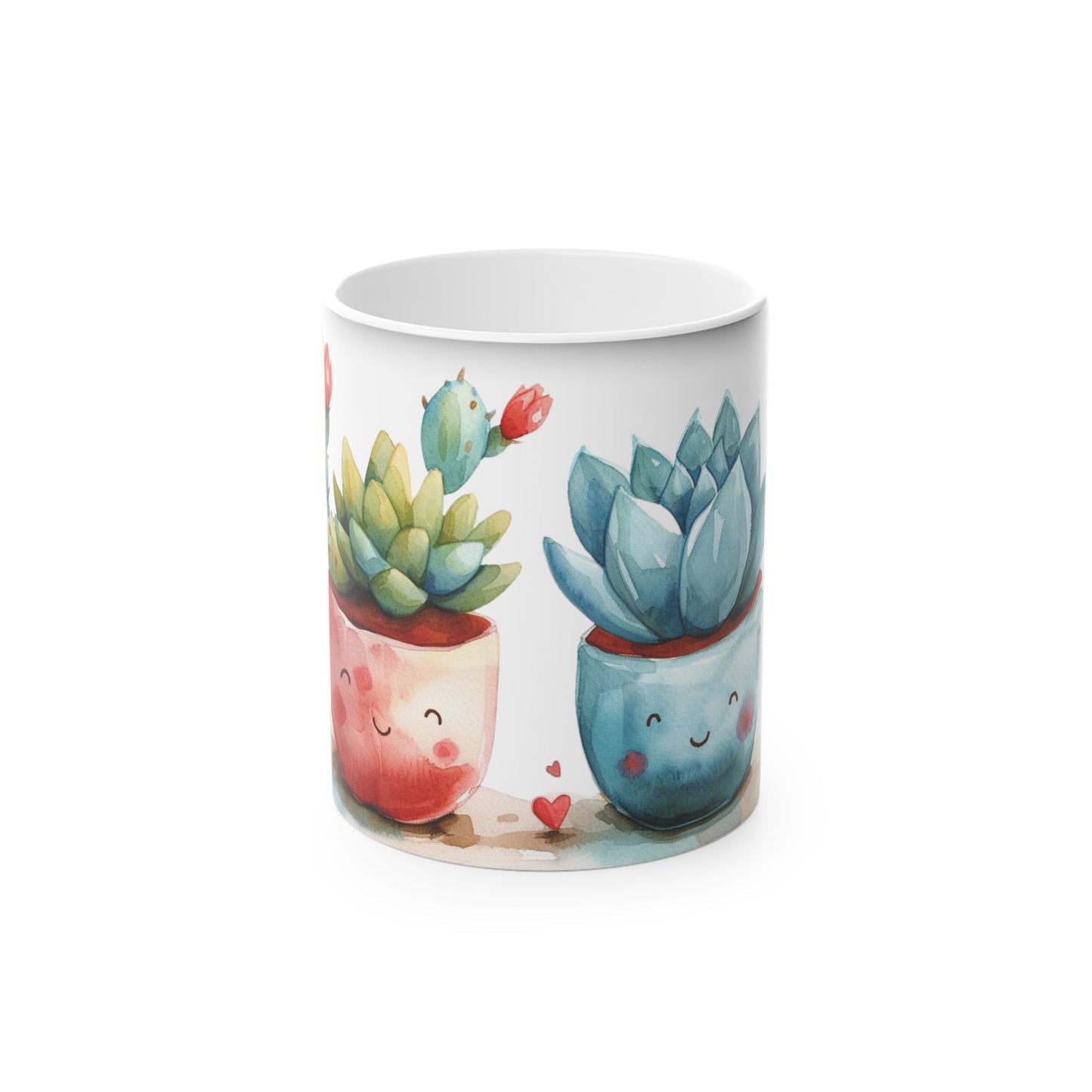 Adorable Succulents Magic Mug 11oz - Gnarly Ninja Printables