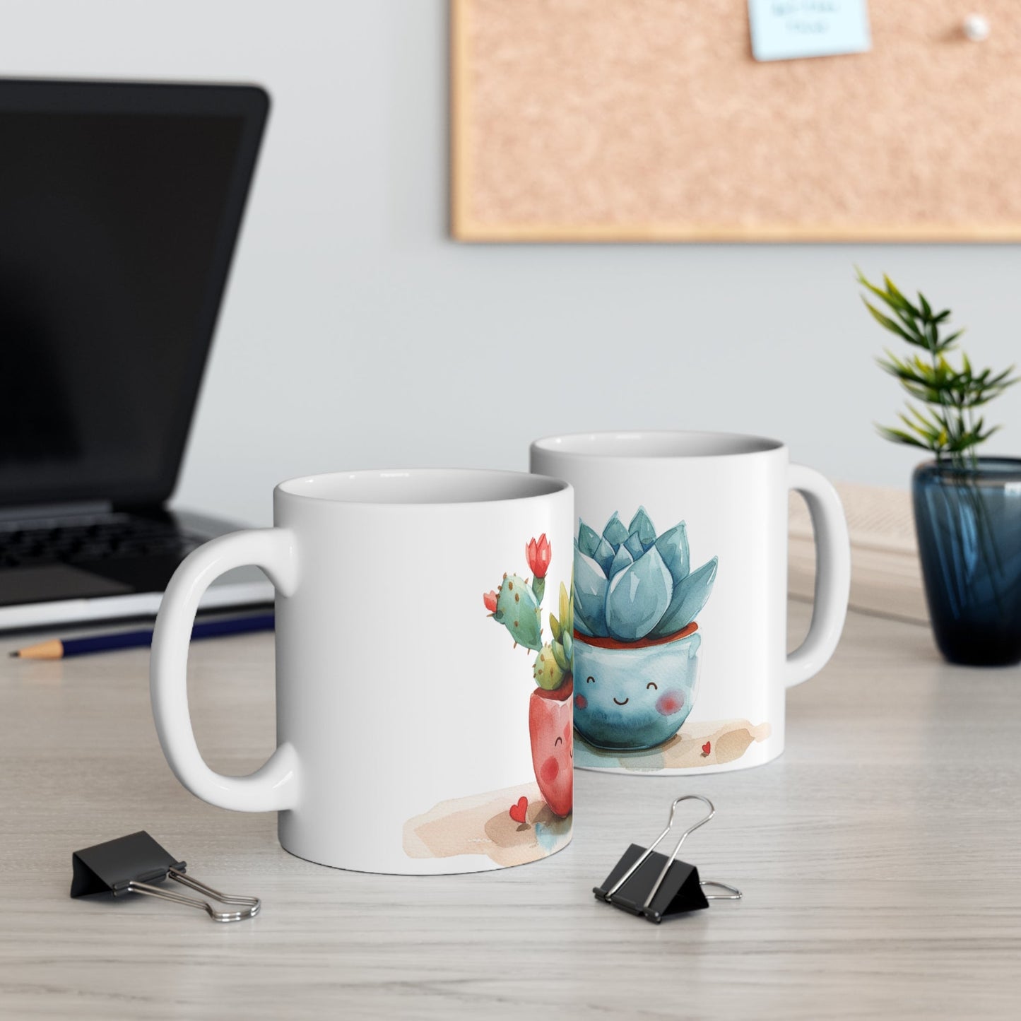 Adorable Succulents Mug 11oz - Gnarly Ninja Printables