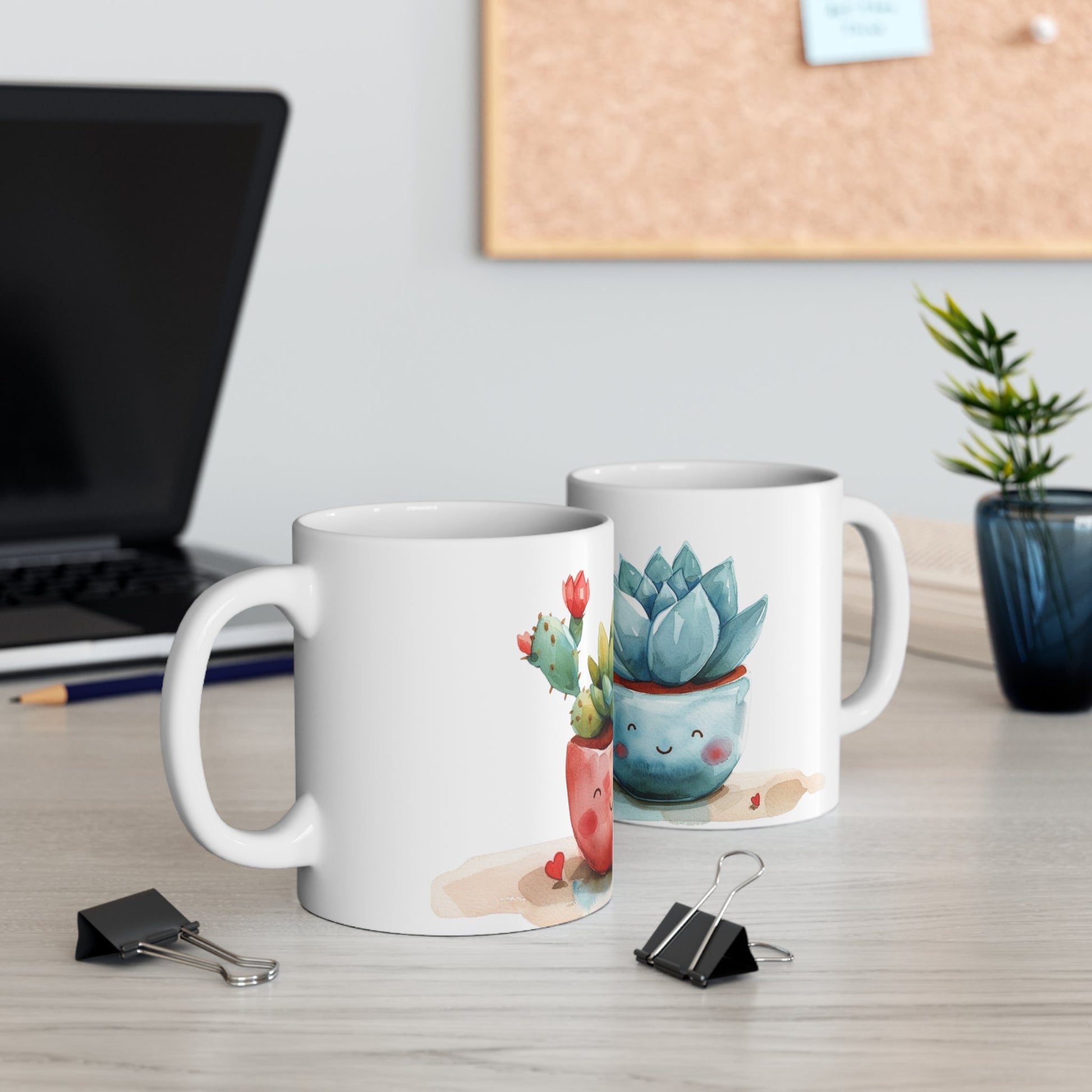 Adorable Succulents Mug 11oz - Gnarly Ninja Printables