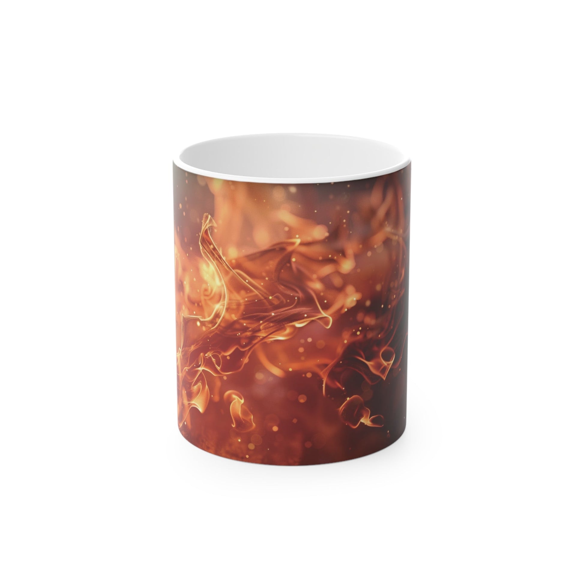 Blazing Inferno Magic Mug 11oz - Gnarly Ninja Printables