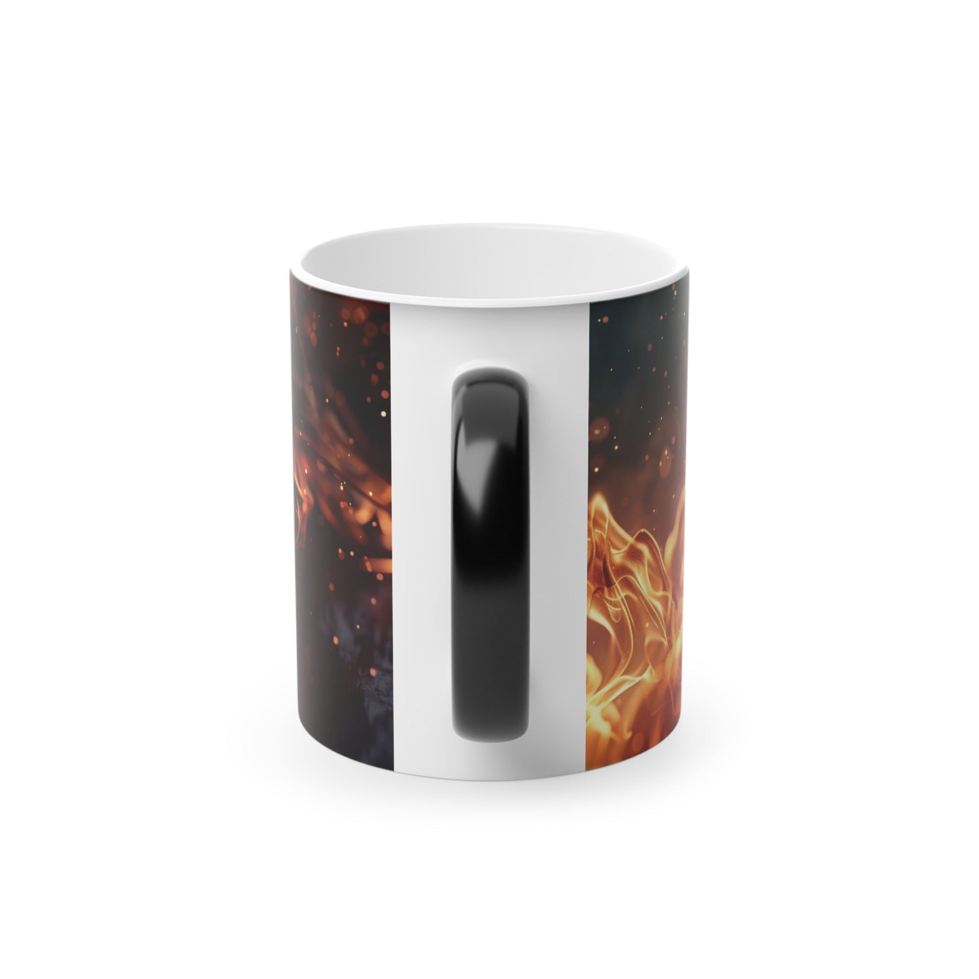 Blazing Inferno Magic Mug 11oz - Gnarly Ninja Printables