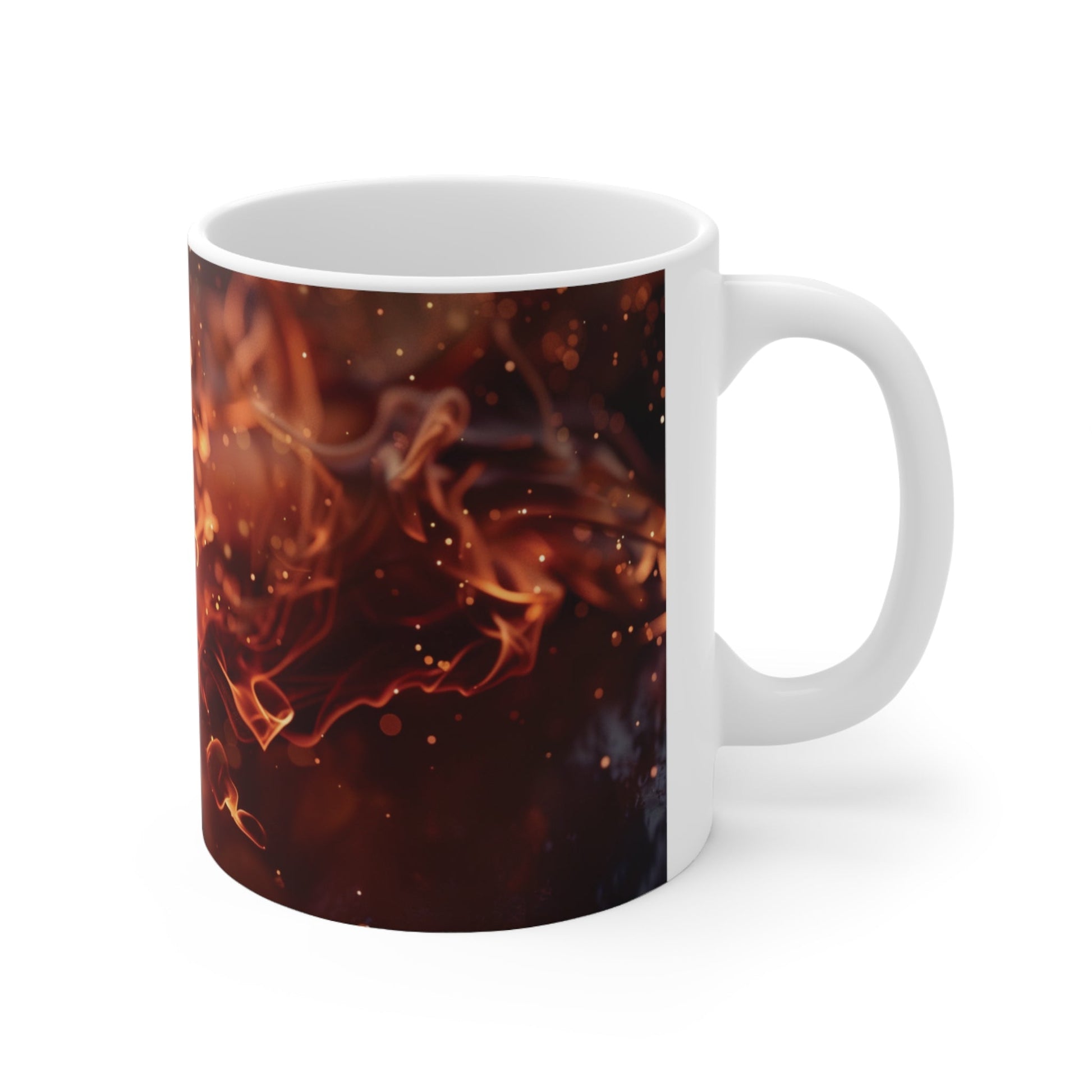 Blazing Inferno Mug 11oz - Gnarly Ninja Printables