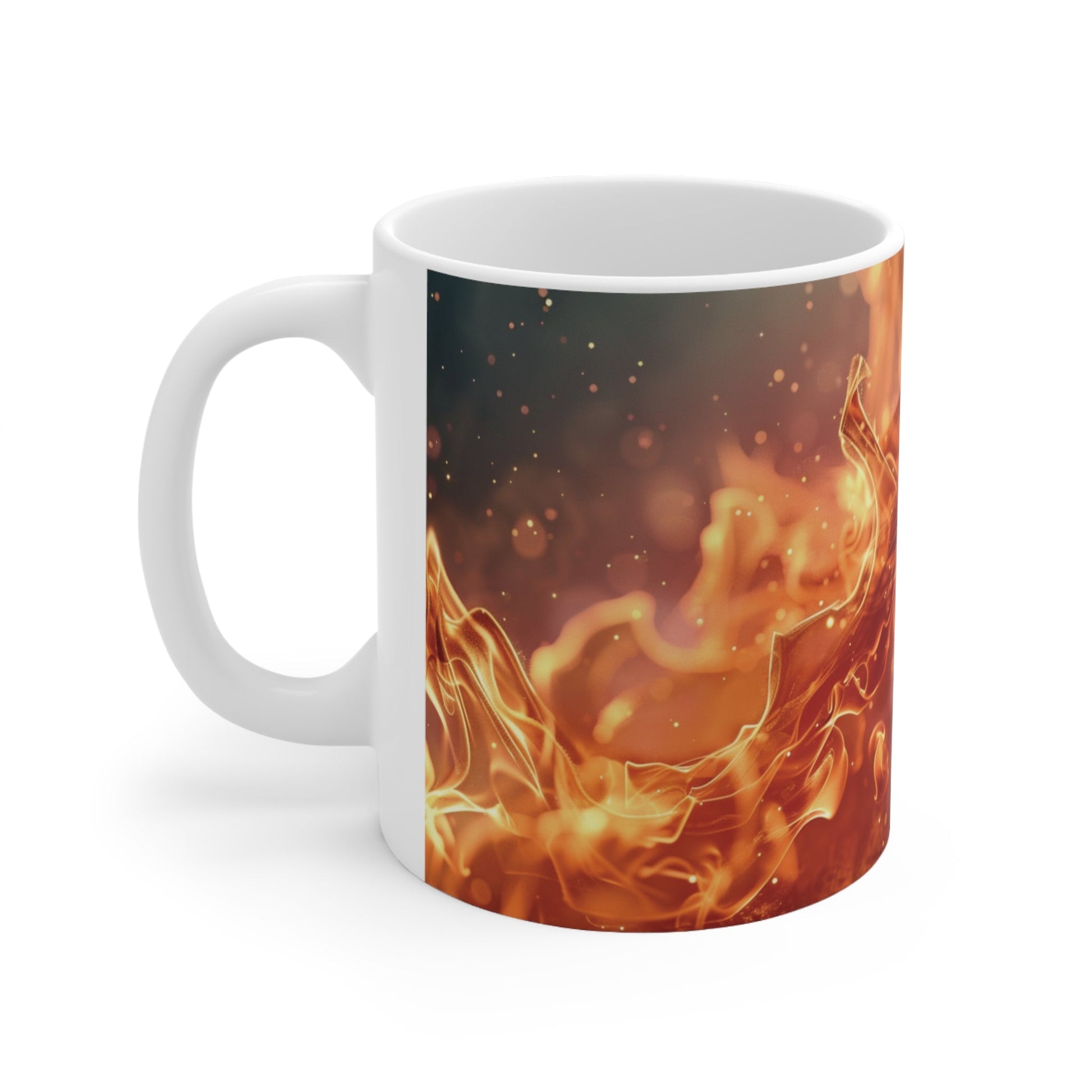 Blazing Inferno Mug 11oz - Gnarly Ninja Printables