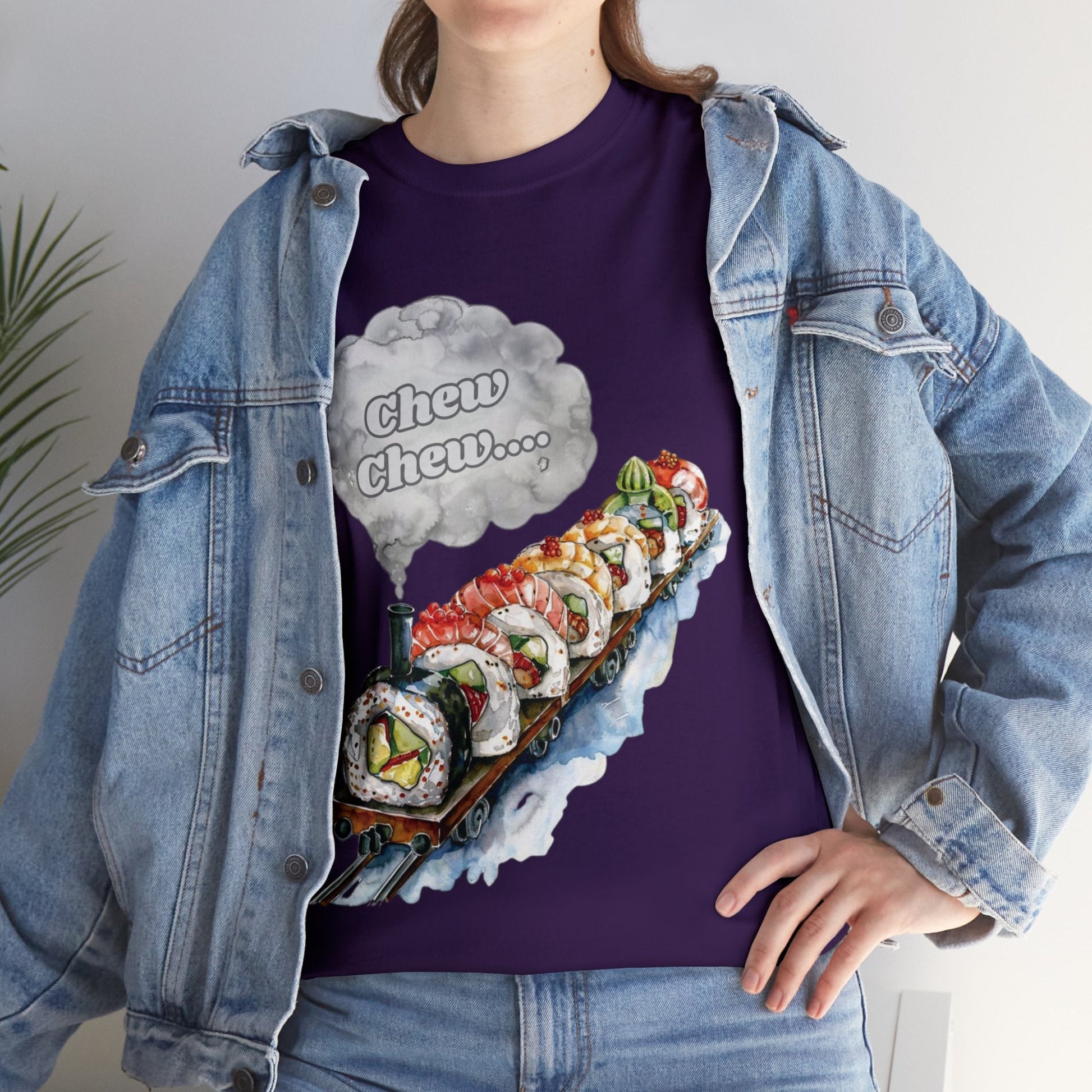Chew Chew.... Sushi Train T-Shirt - Gnarly Ninja Printables