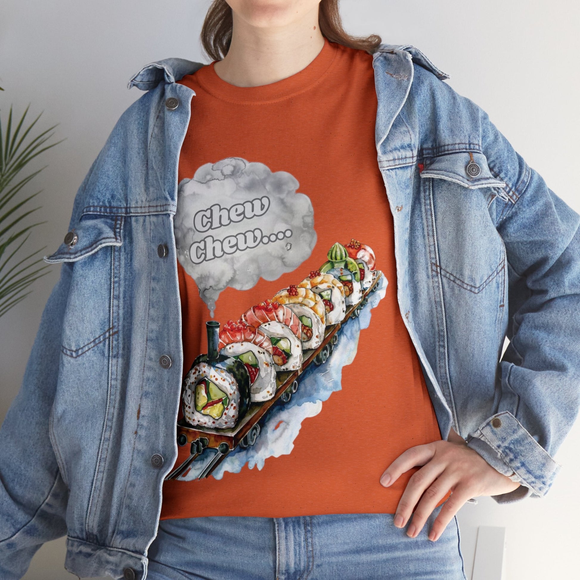 Chew Chew.... Sushi Train T-Shirt - Gnarly Ninja Printables