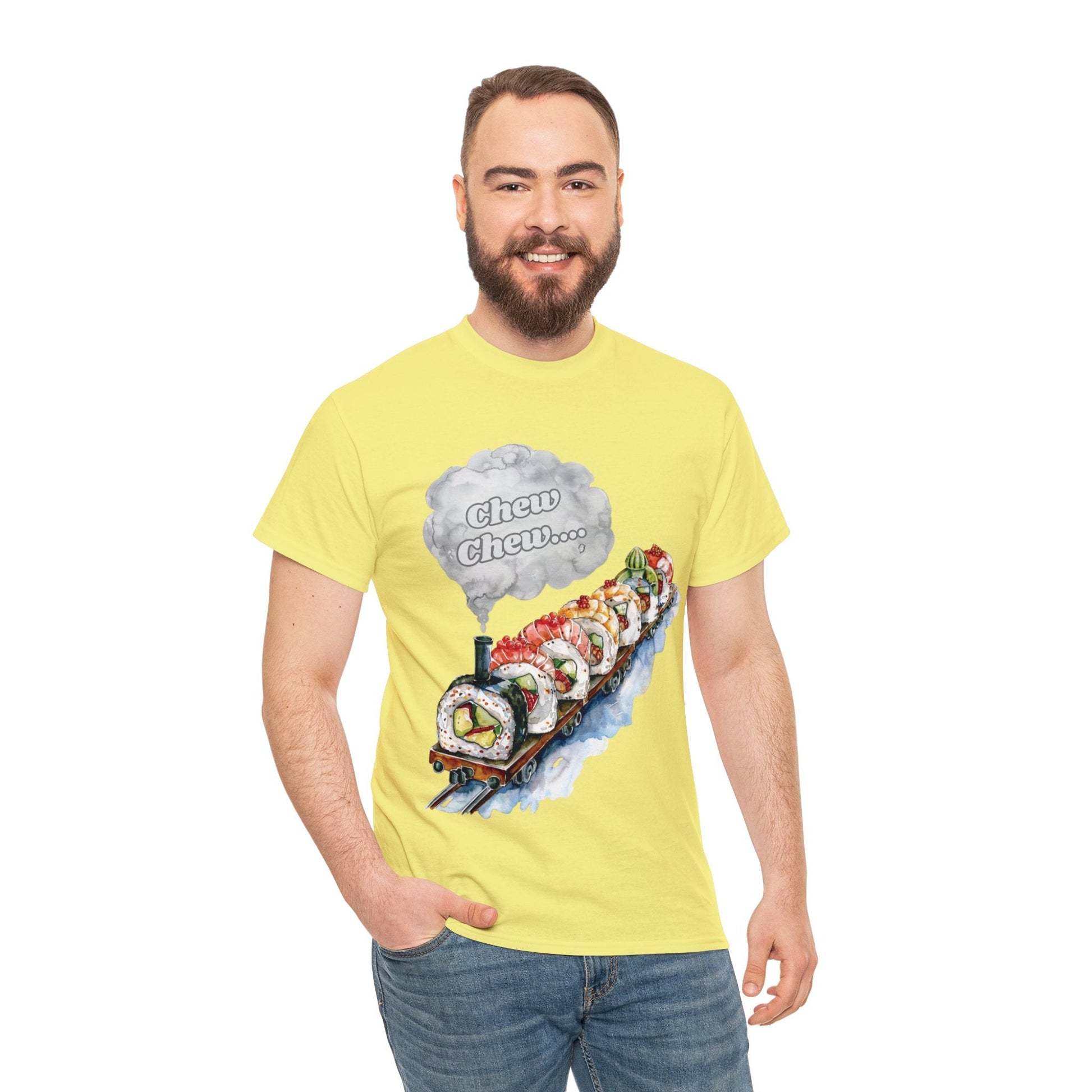 Chew Chew.... Sushi Train T-Shirt - Gnarly Ninja Printables