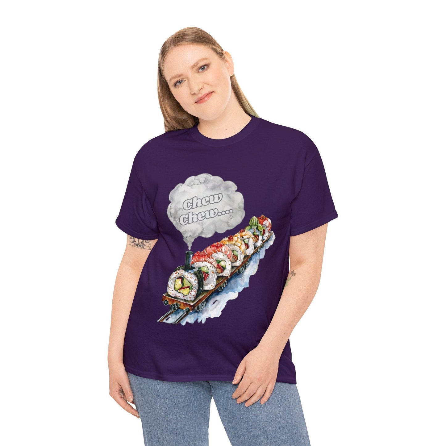 Chew Chew.... Sushi Train T-Shirt - Gnarly Ninja Printables