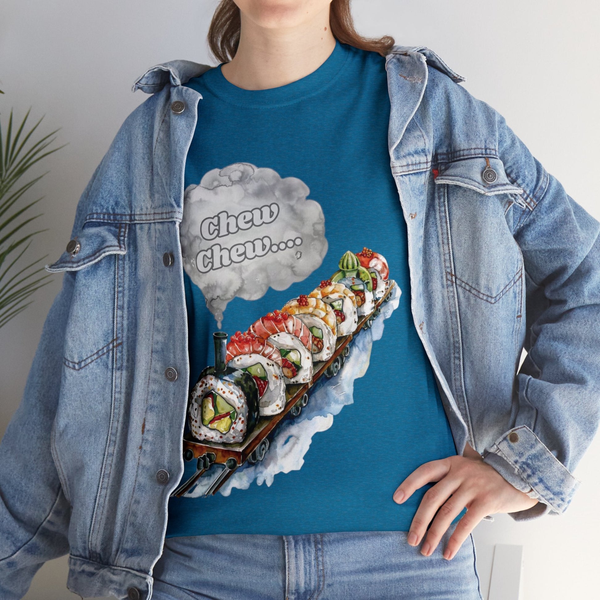 Chew Chew.... Sushi Train T-Shirt - Gnarly Ninja Printables