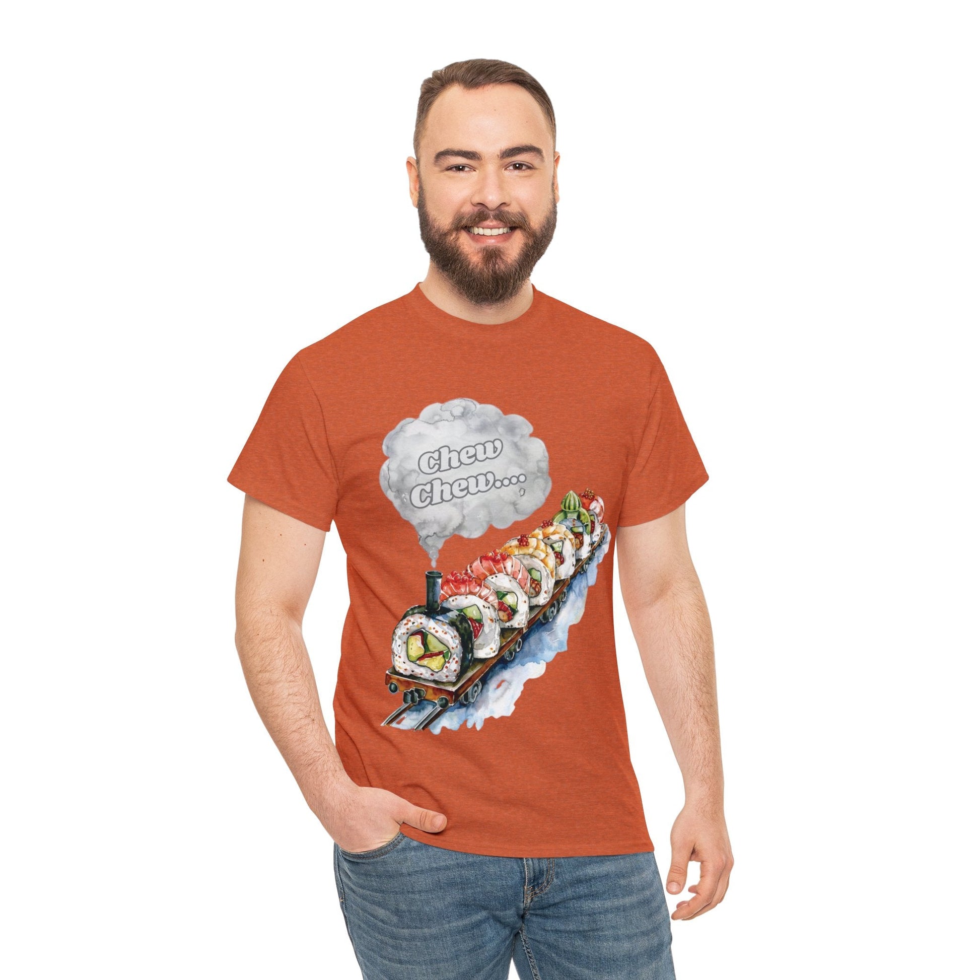 Chew Chew.... Sushi Train T-Shirt - Gnarly Ninja Printables