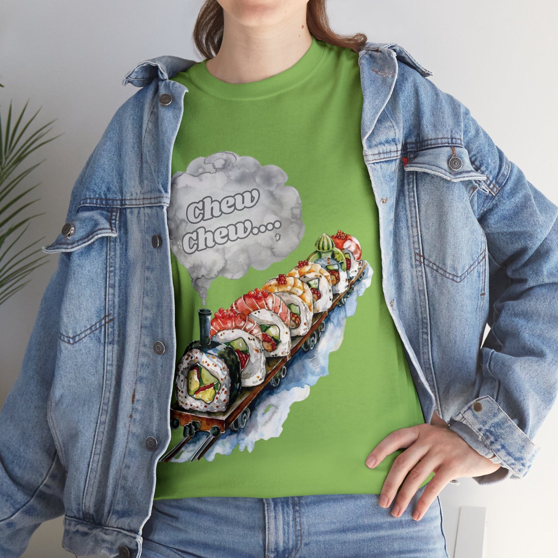 Chew Chew.... Sushi Train T-Shirt - Gnarly Ninja Printables