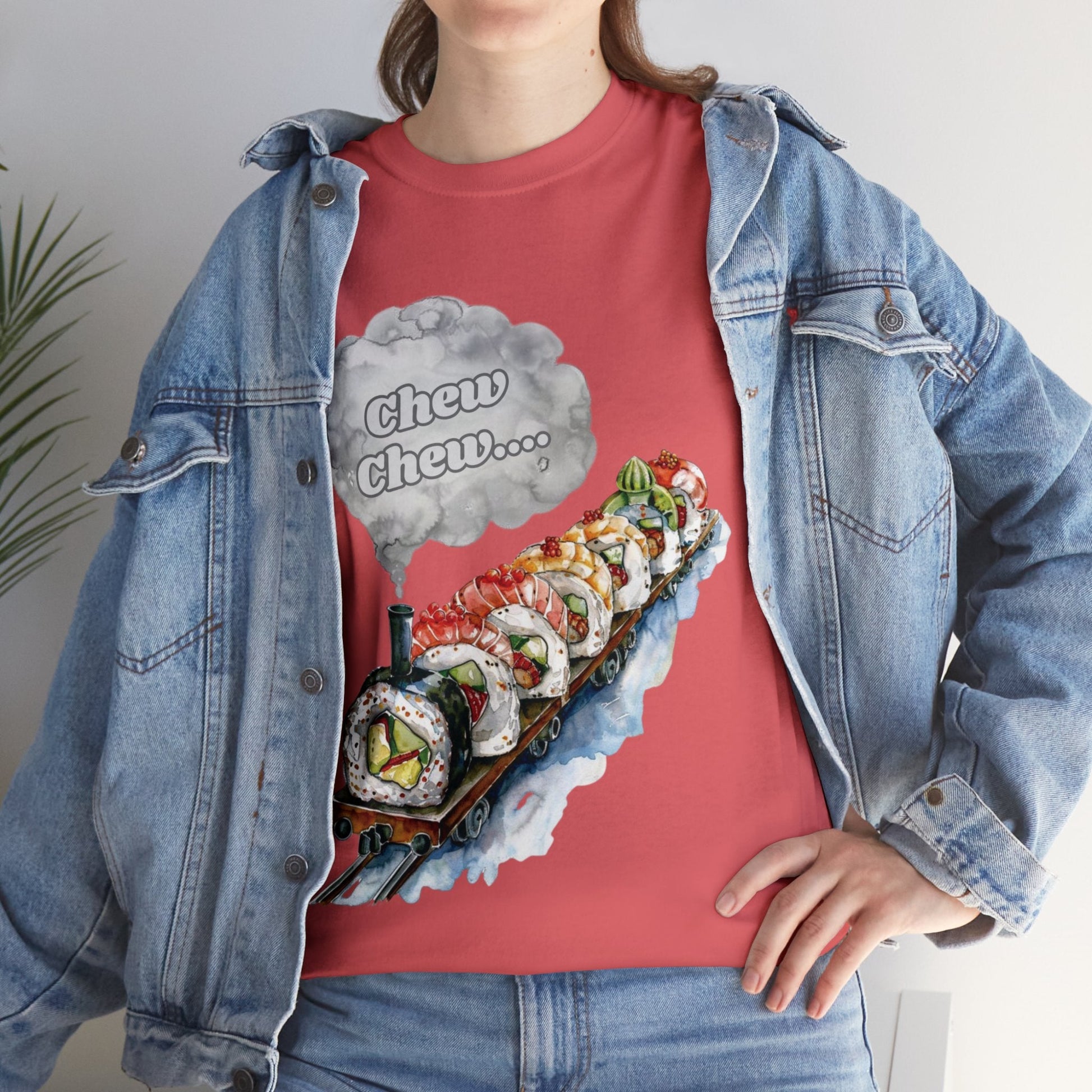 Chew Chew.... Sushi Train T-Shirt - Gnarly Ninja Printables