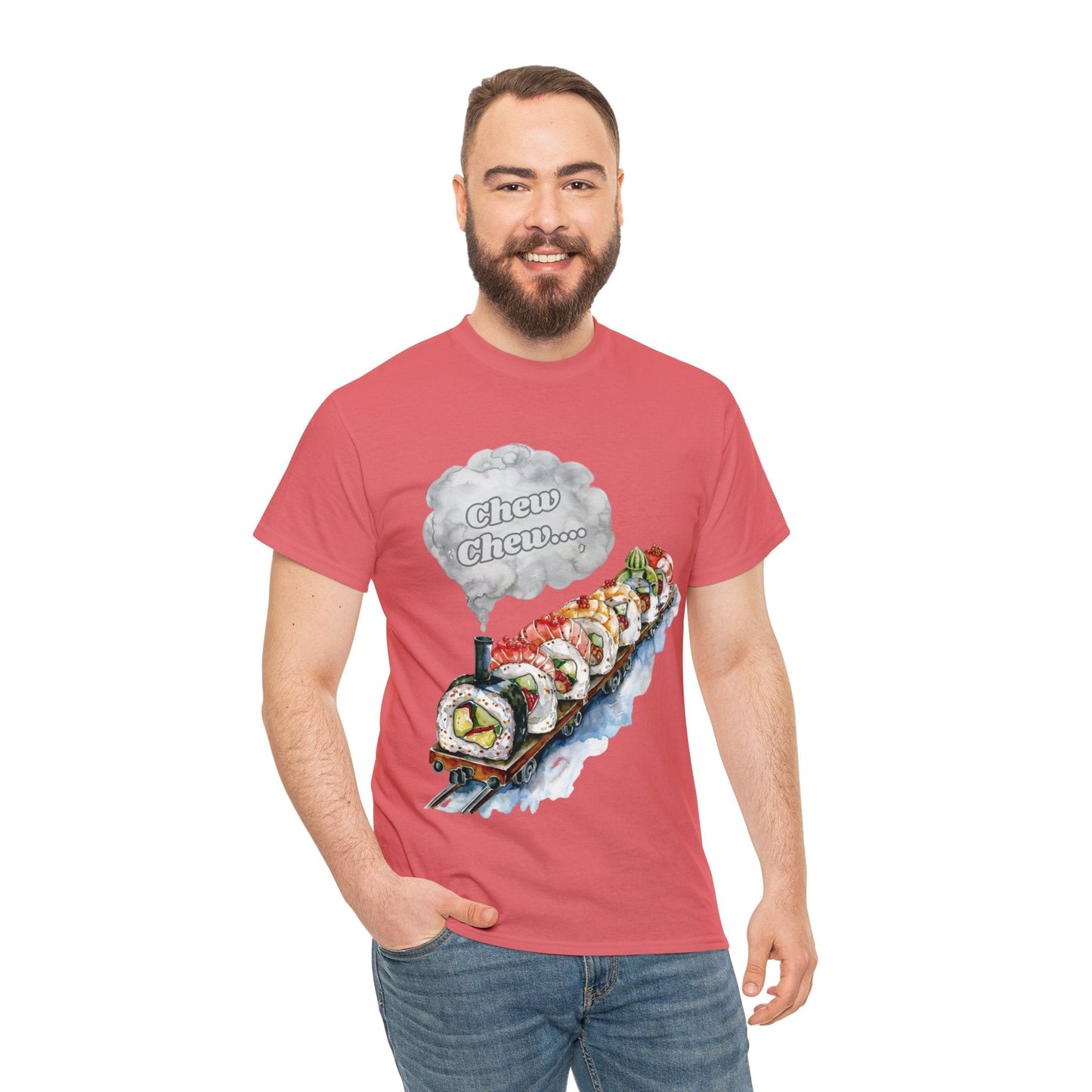 Chew Chew.... Sushi Train T-Shirt - Gnarly Ninja Printables