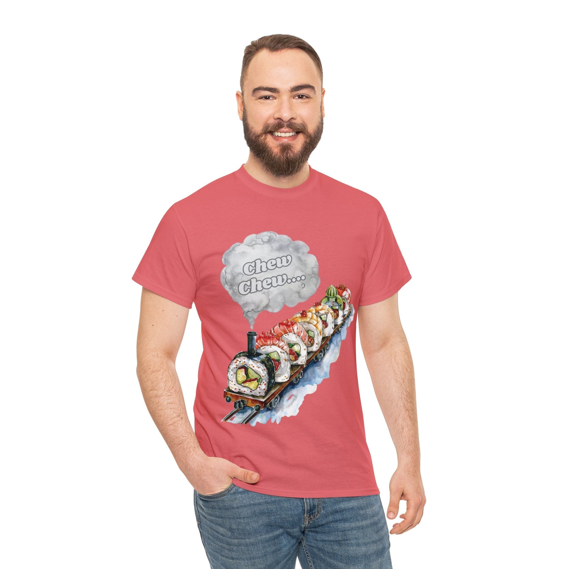 Chew Chew.... Sushi Train T-Shirt - Gnarly Ninja Printables