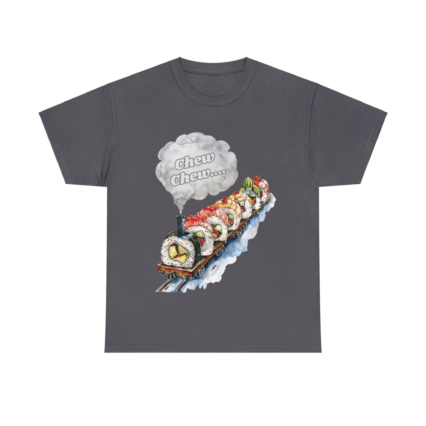 Chew Chew.... Sushi Train T-Shirt - Gnarly Ninja Printables