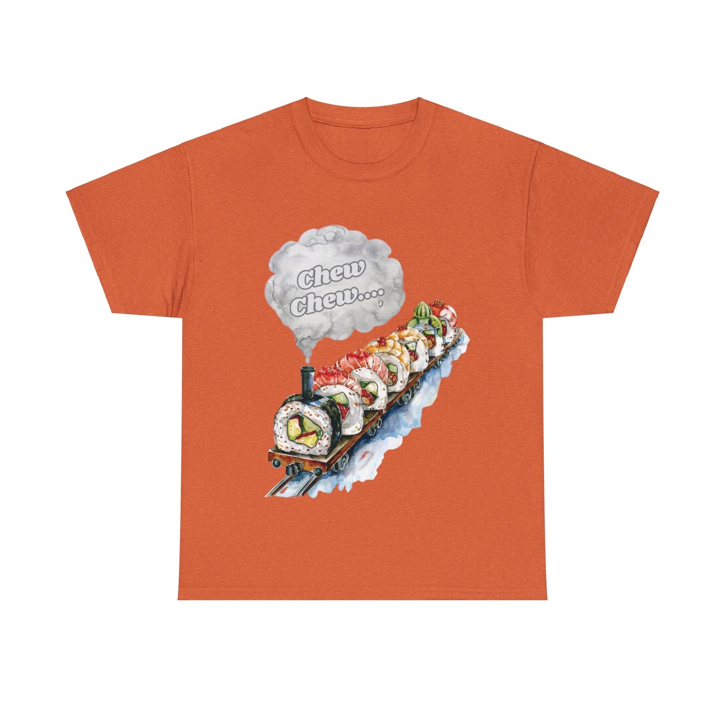 Chew Chew.... Sushi Train T-Shirt - Gnarly Ninja Printables