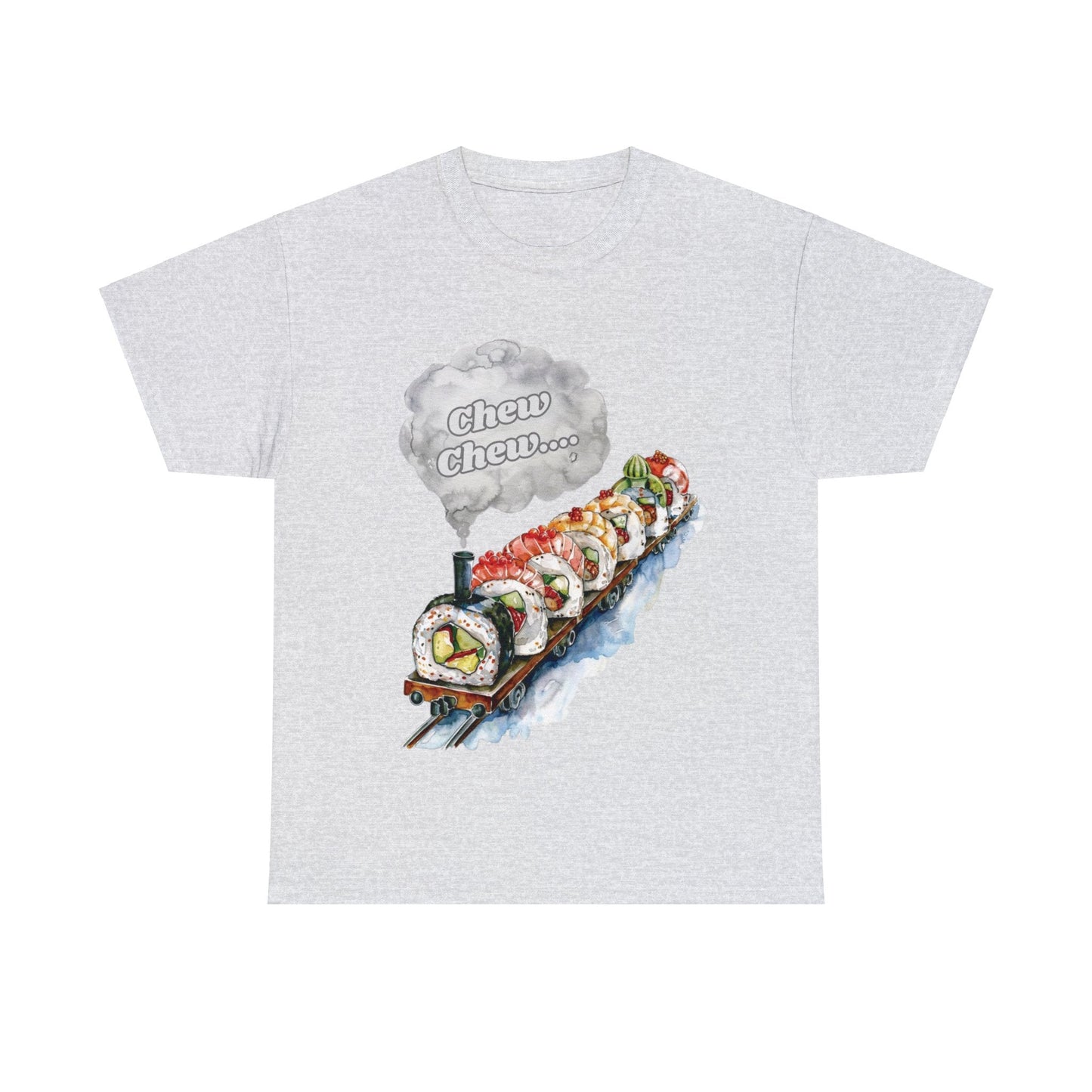 Chew Chew.... Sushi Train T-Shirt - Gnarly Ninja Printables