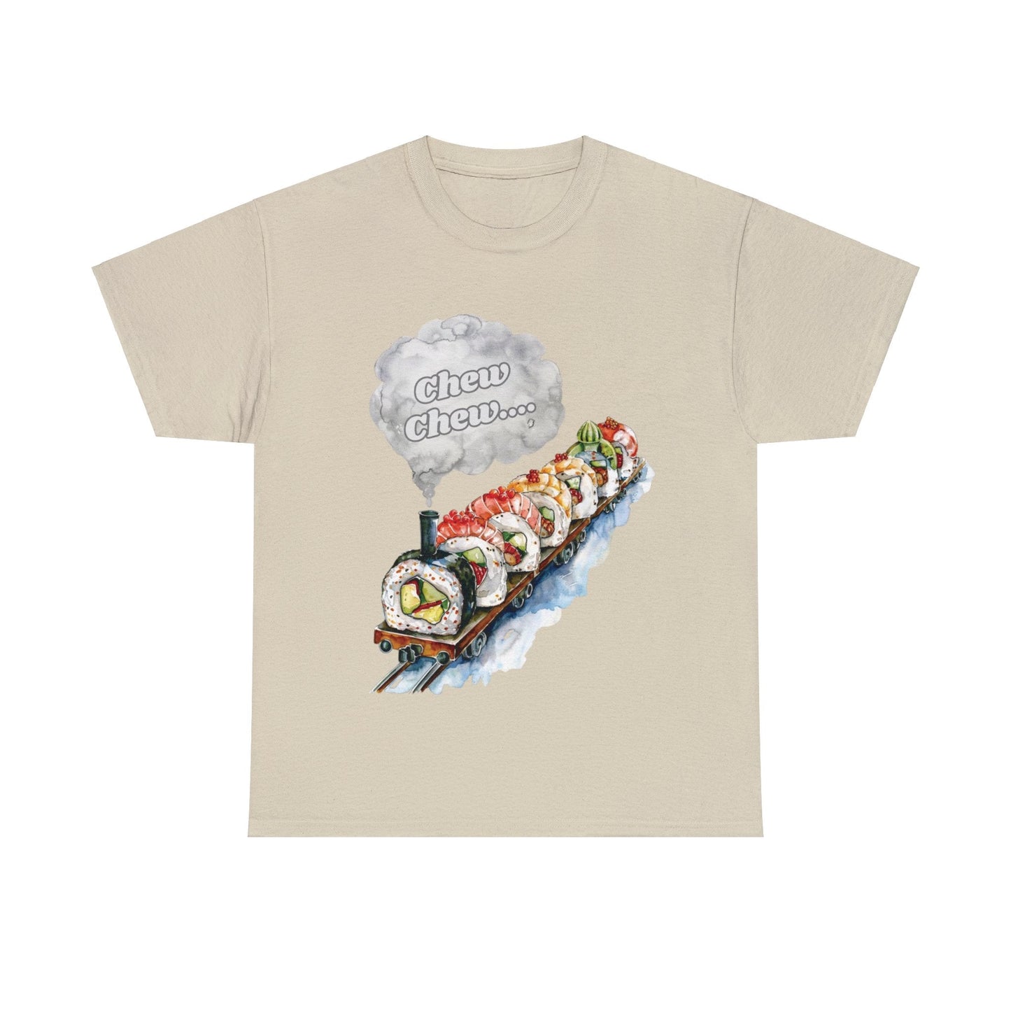 Chew Chew.... Sushi Train T-Shirt - Gnarly Ninja Printables