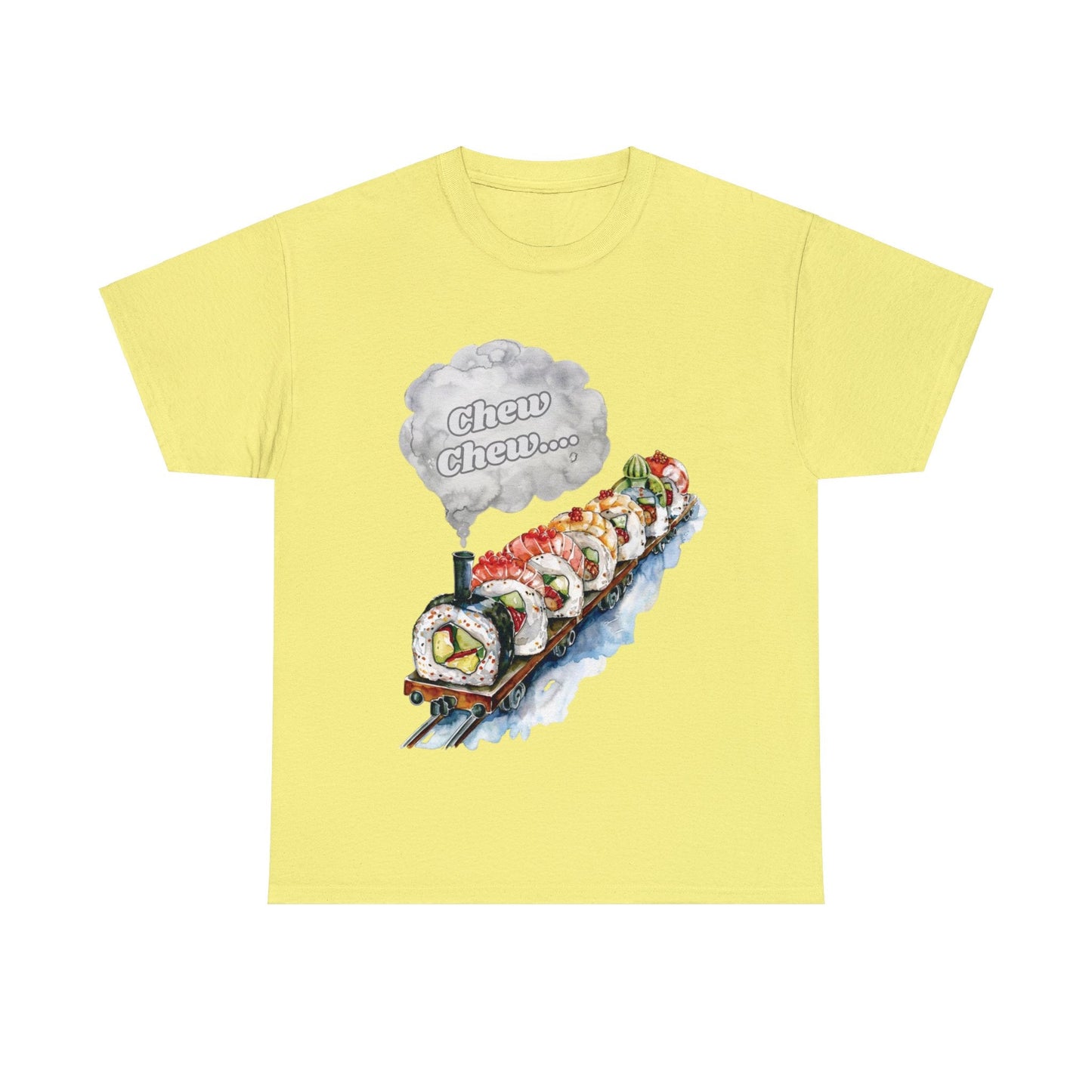 Chew Chew.... Sushi Train T-Shirt - Gnarly Ninja Printables
