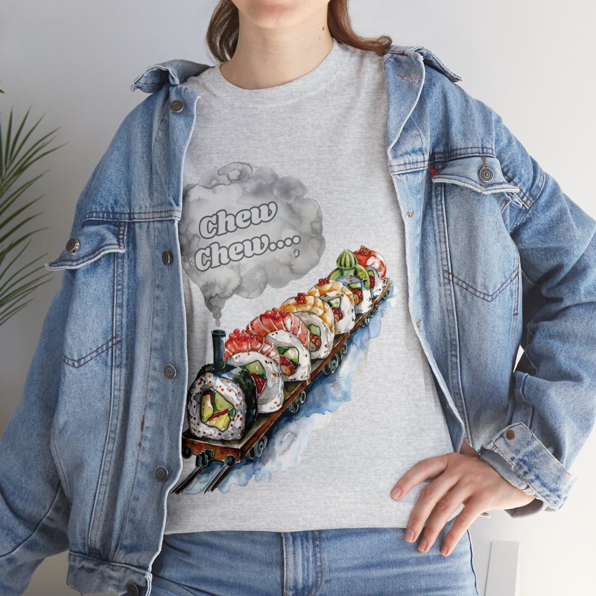 Chew Chew.... Sushi Train T-Shirt - Gnarly Ninja Printables