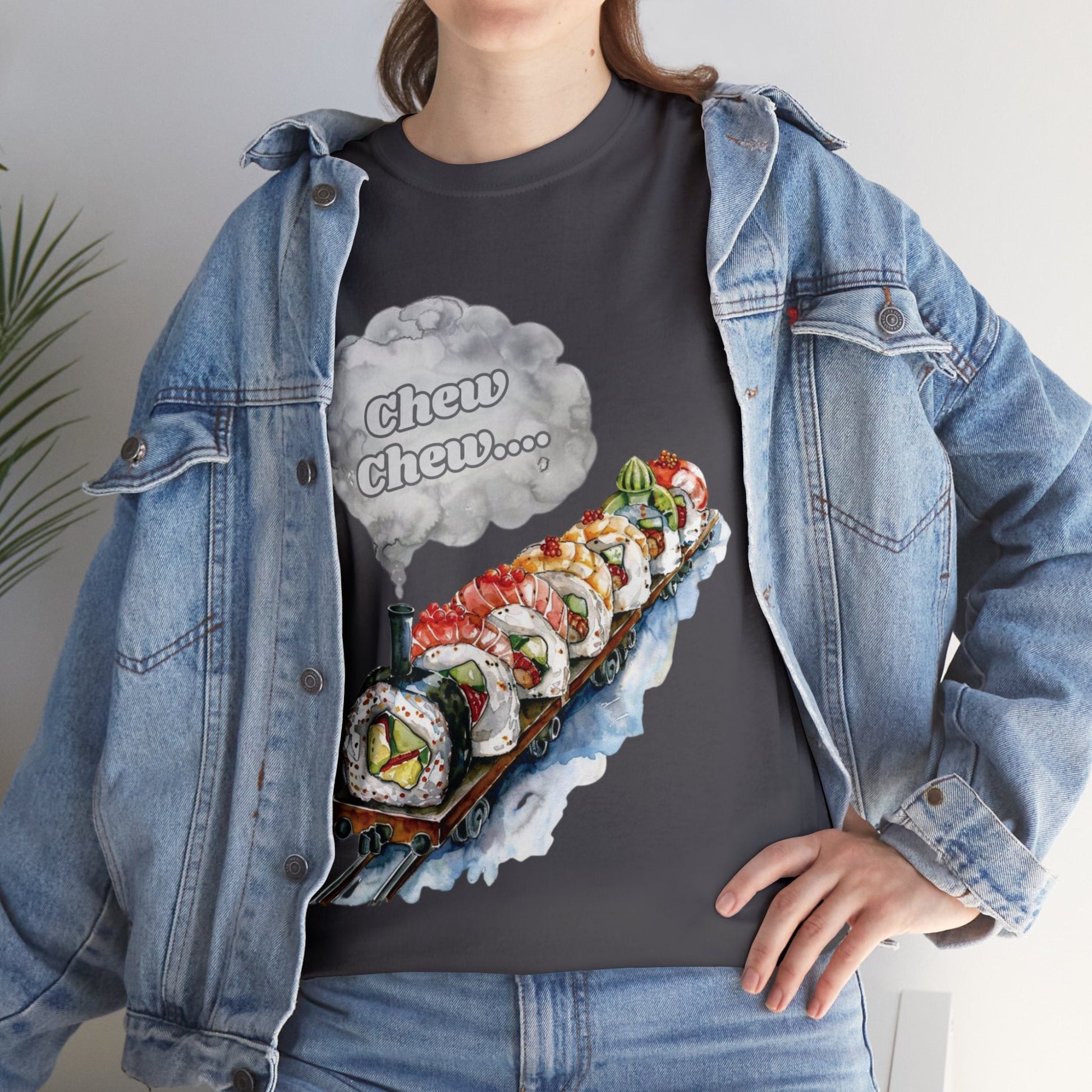 Chew Chew.... Sushi Train T-Shirt - Gnarly Ninja Printables