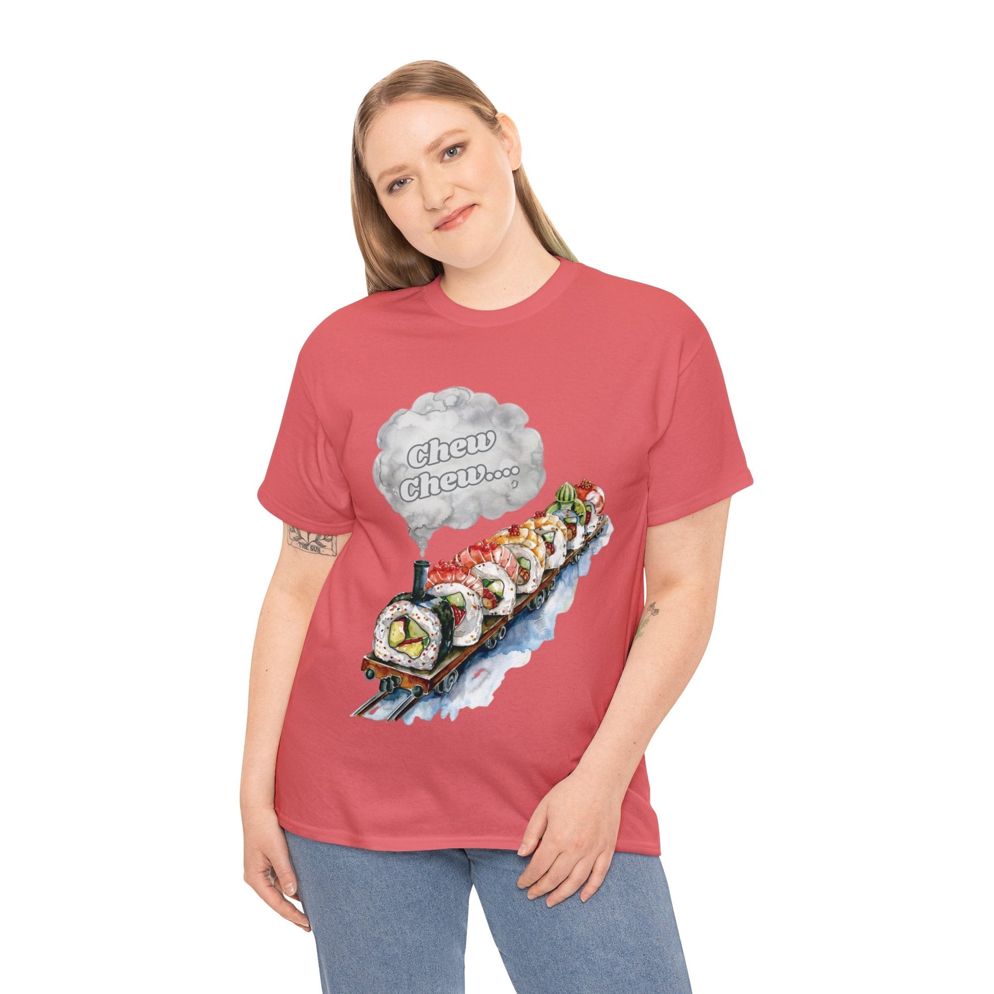 Chew Chew.... Sushi Train T-Shirt - Gnarly Ninja Printables