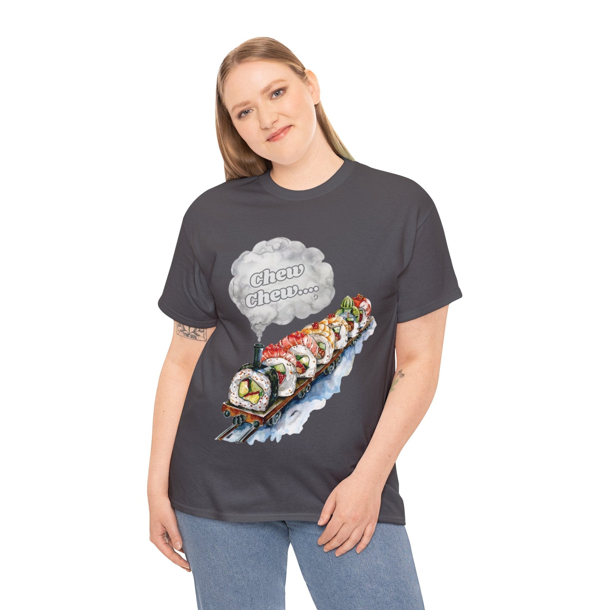 Chew Chew.... Sushi Train T-Shirt - Gnarly Ninja Printables